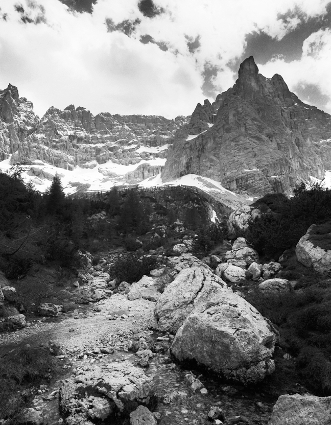 Verso il lago di Sorapiss