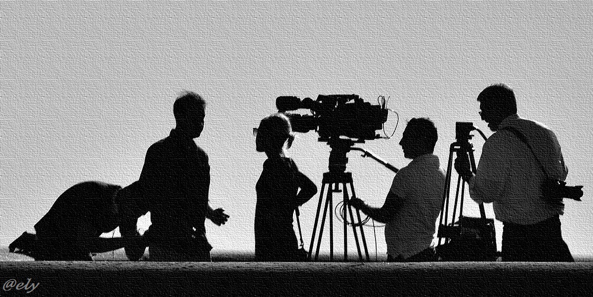 Filming in Boccadasse