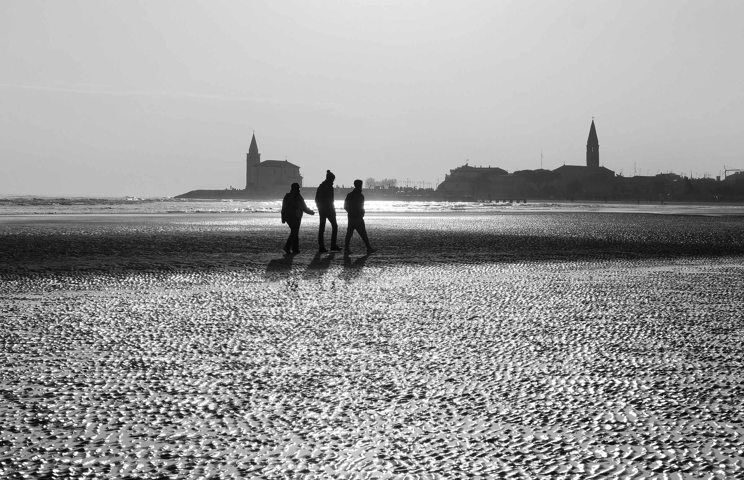 The sea in winter.