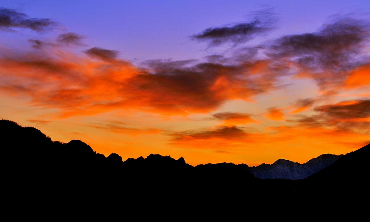 Tramonto dal Costo di Asiago