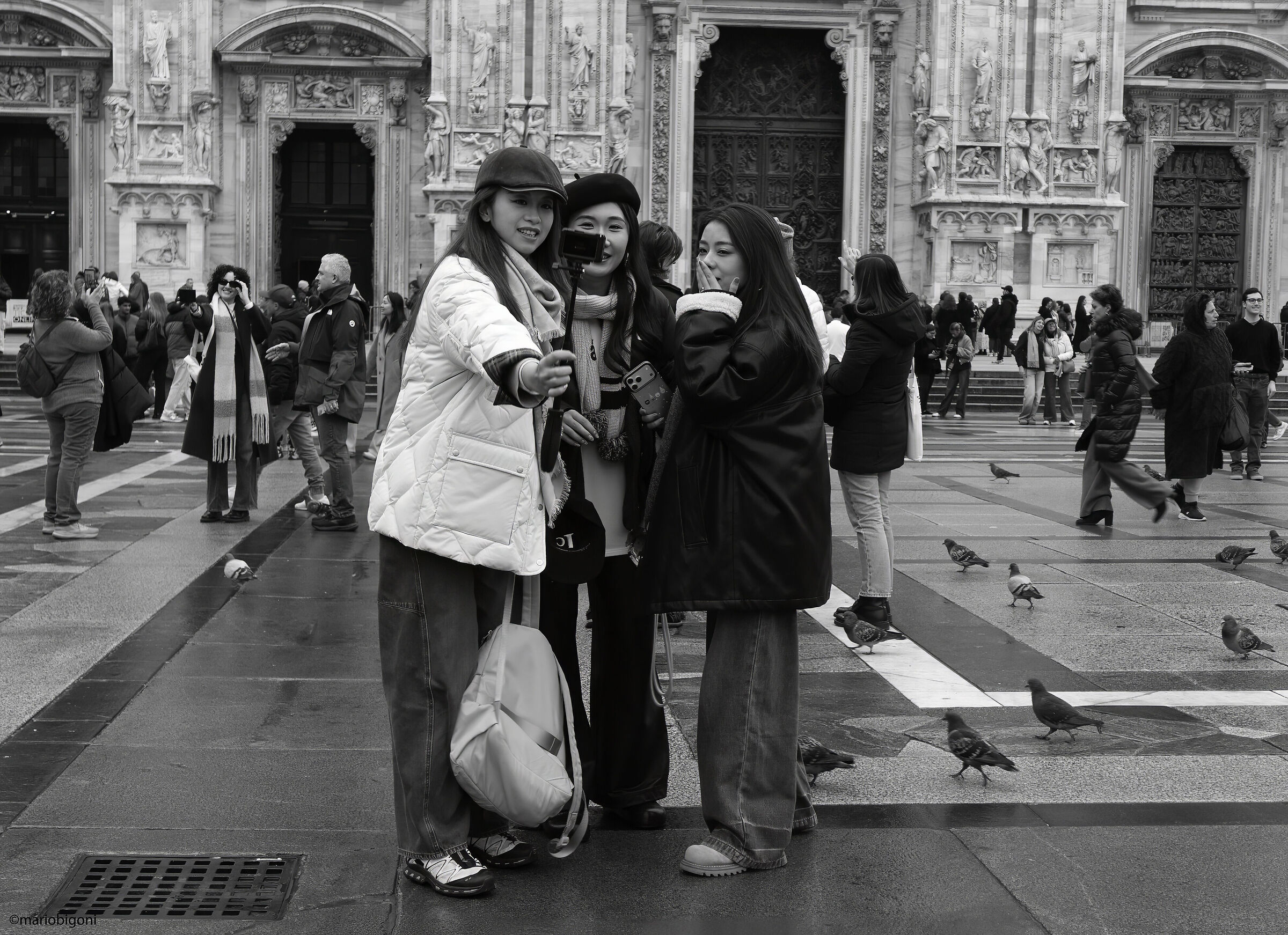 the happiness of the selfie..