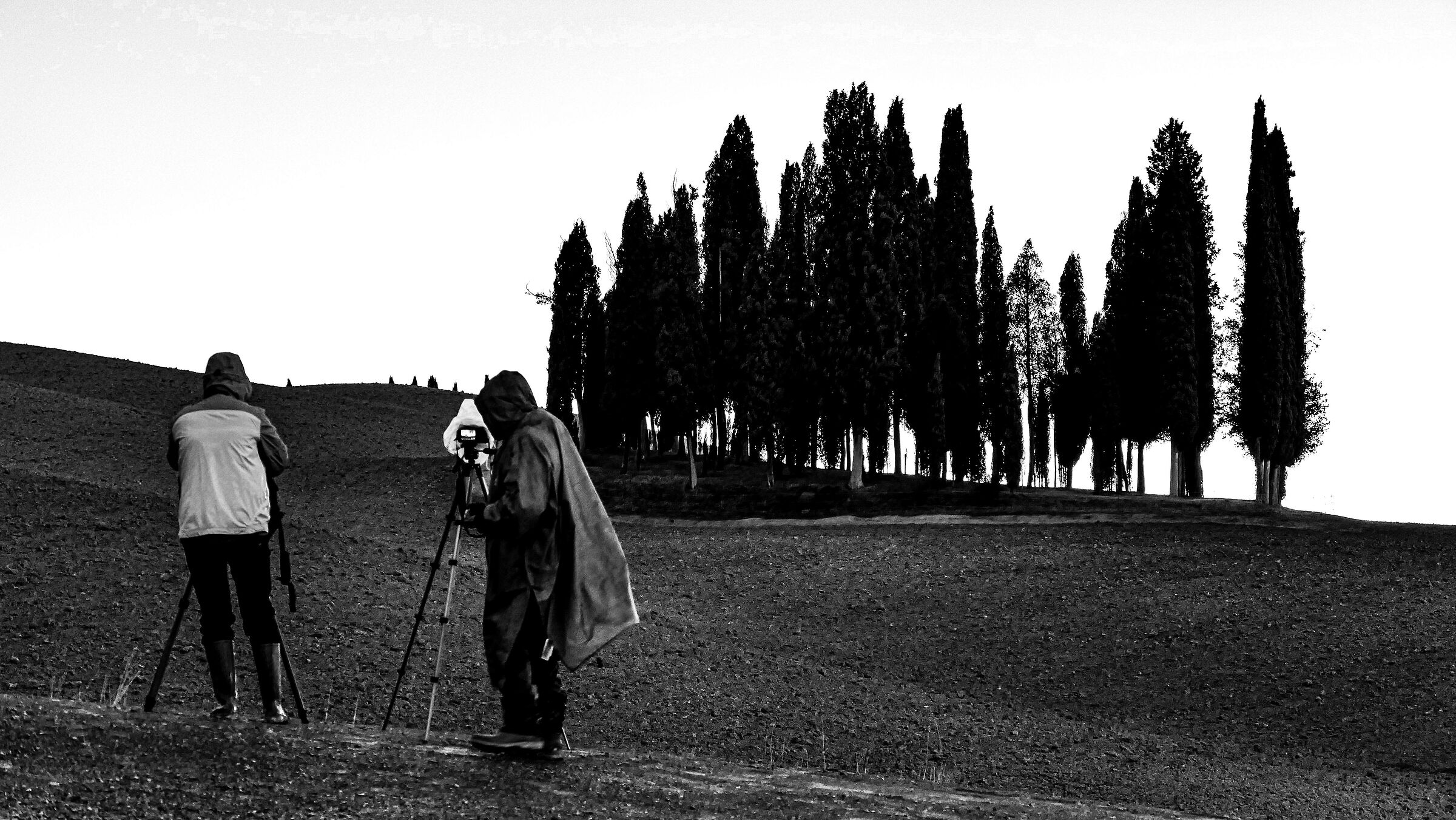 Photographers in Val d'Orcia