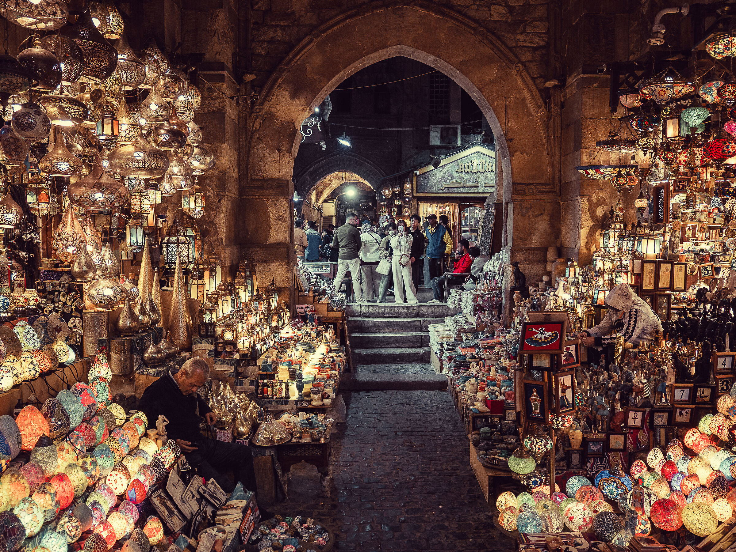Le luci del Souk al Cairo
