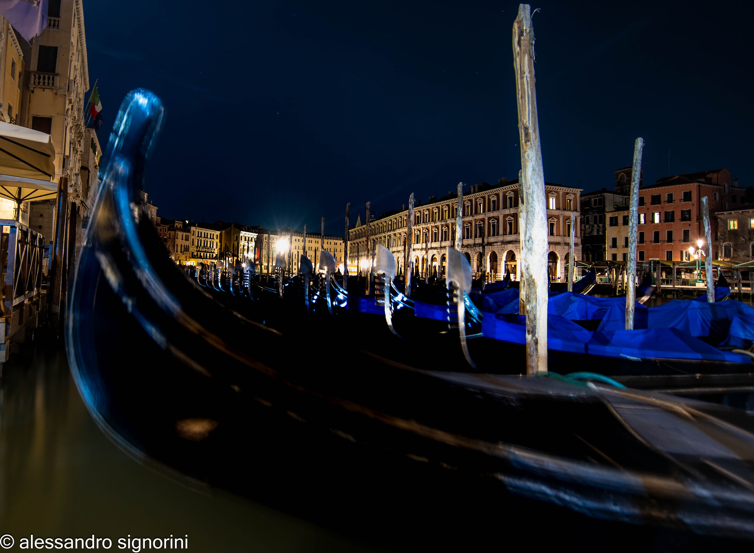 Gondolas in Venice