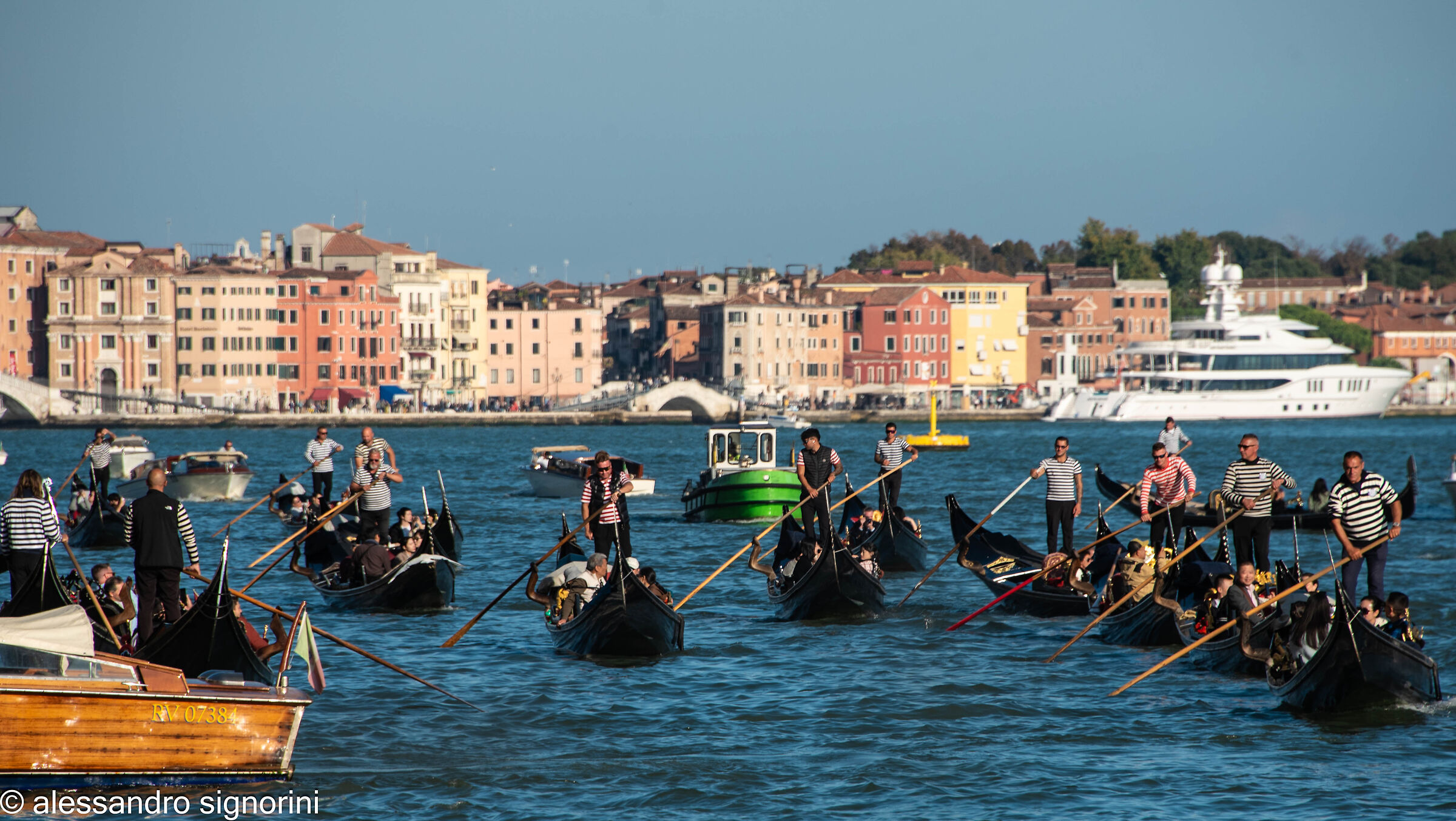Gondolas in Venice