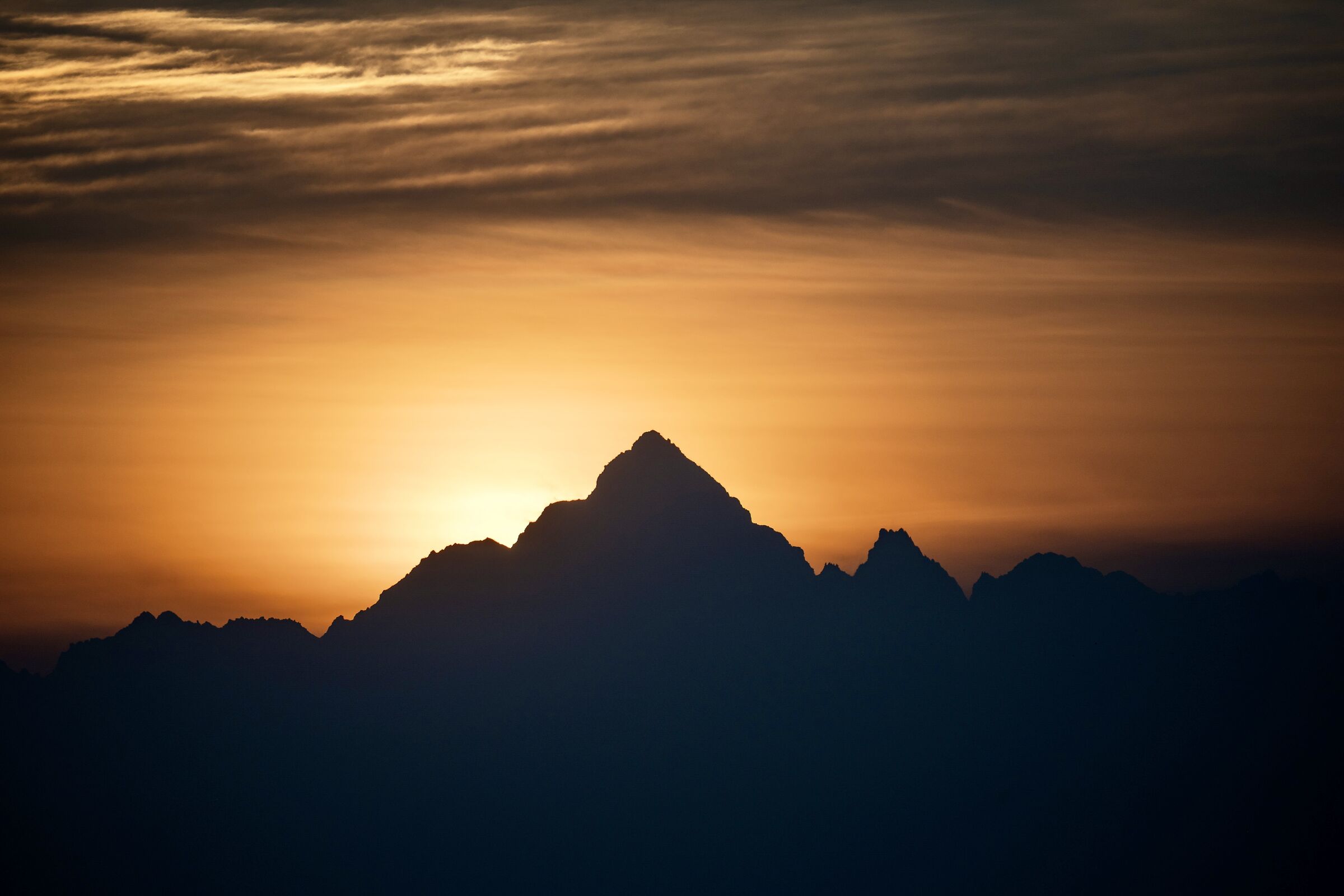 Monviso ieri sera