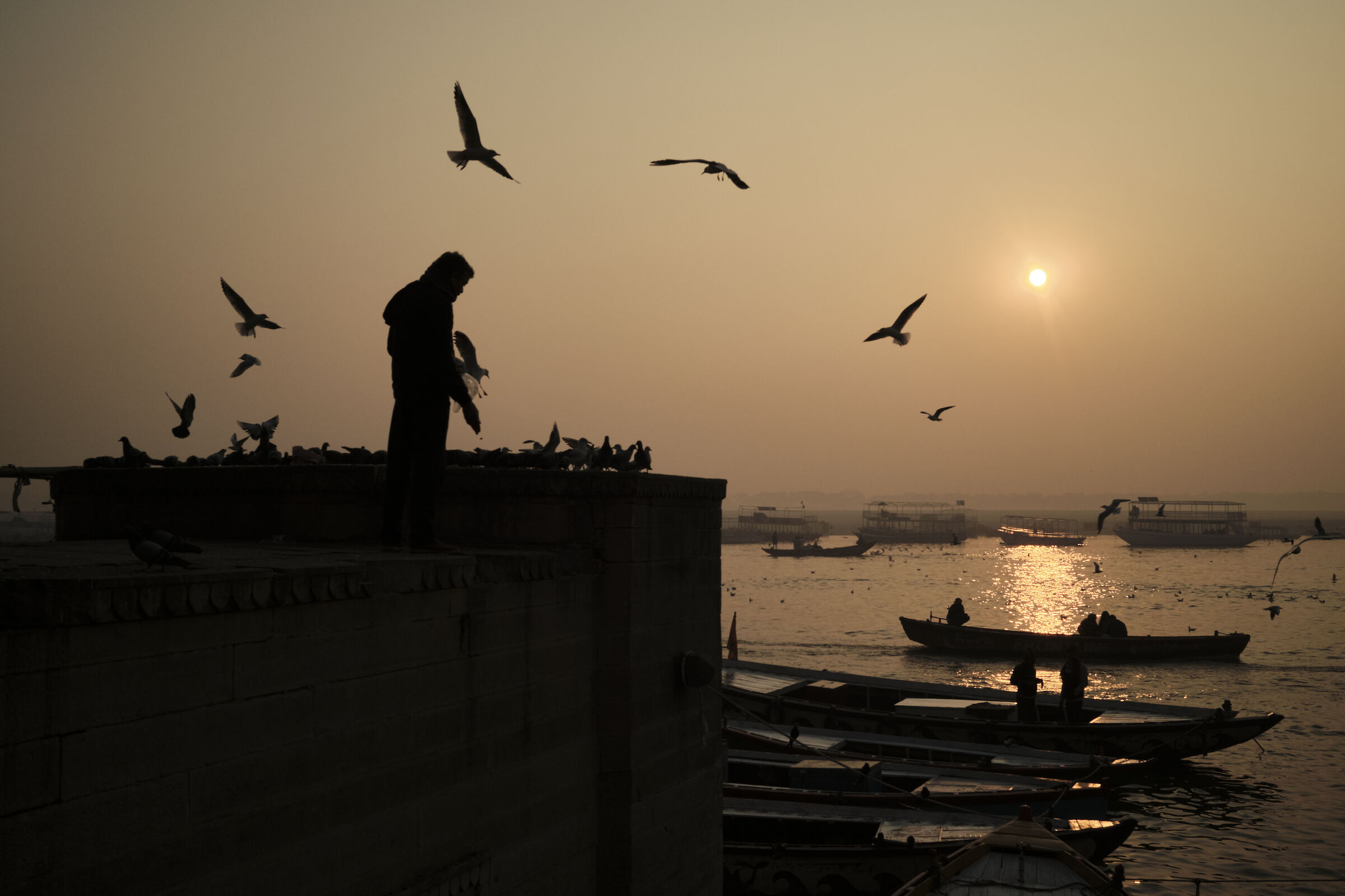 Varanasi walking on the Ghats