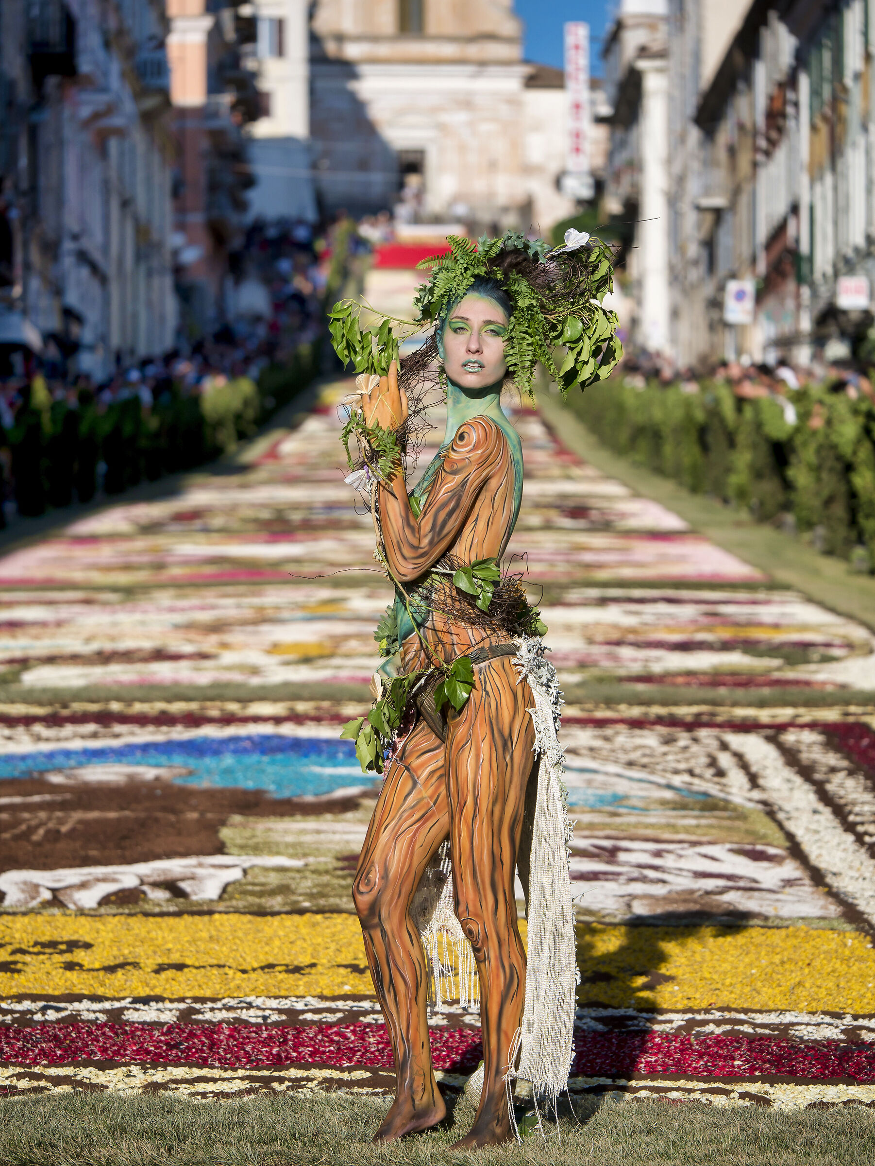 On the petals of the Infiorata