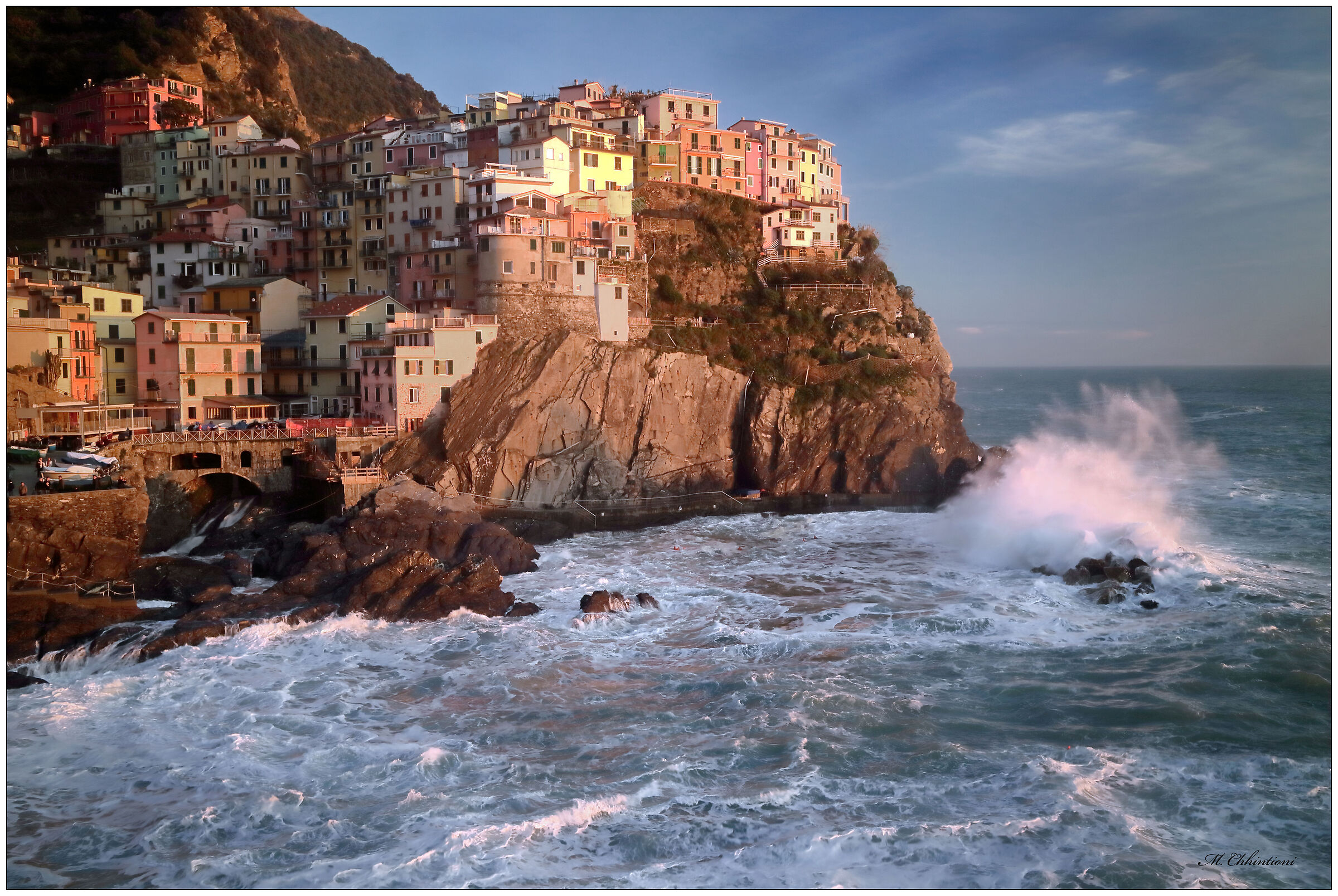 ... Storm in Manarola