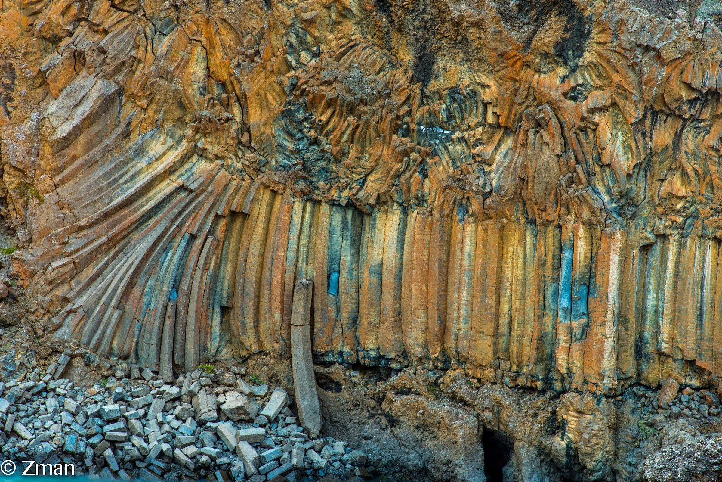 Painted Natural Granite Formations