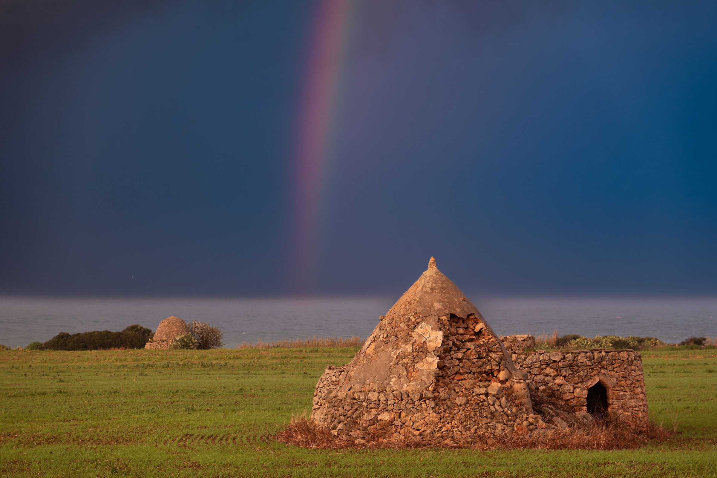 Trulli in the rain