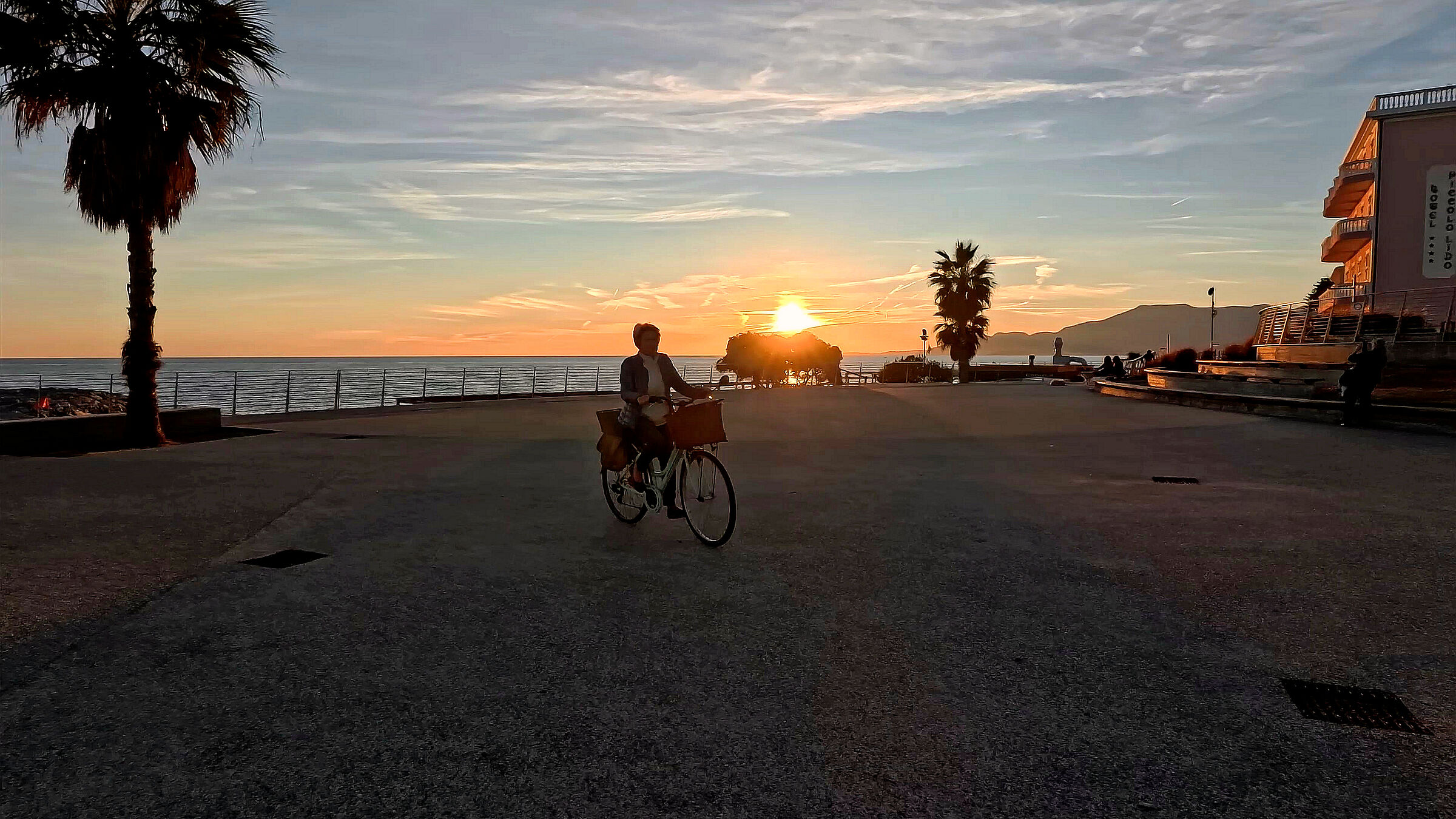 Sunset over Capo Ampelio