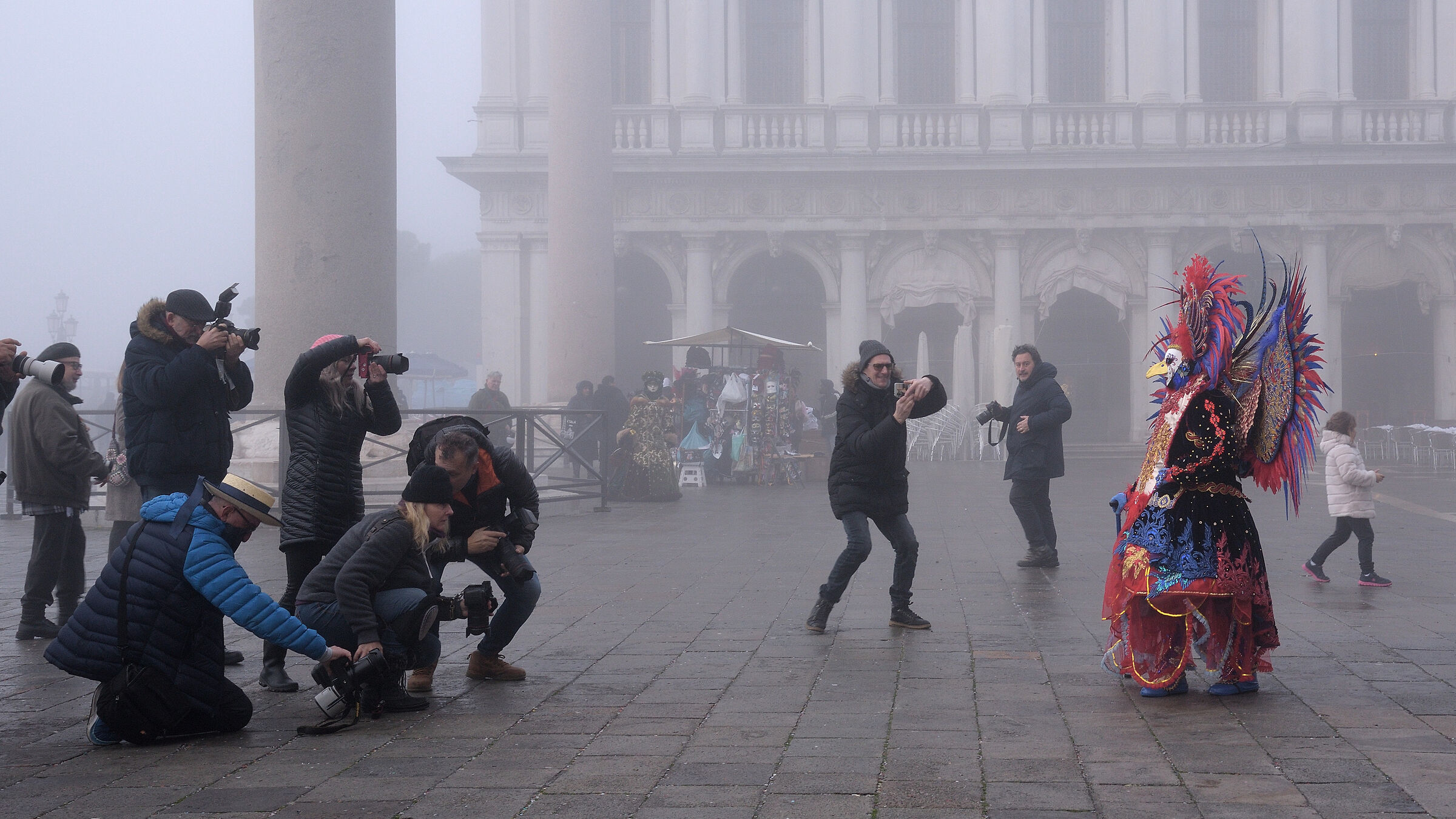 Venice, Carnival, the onslaught of photographers