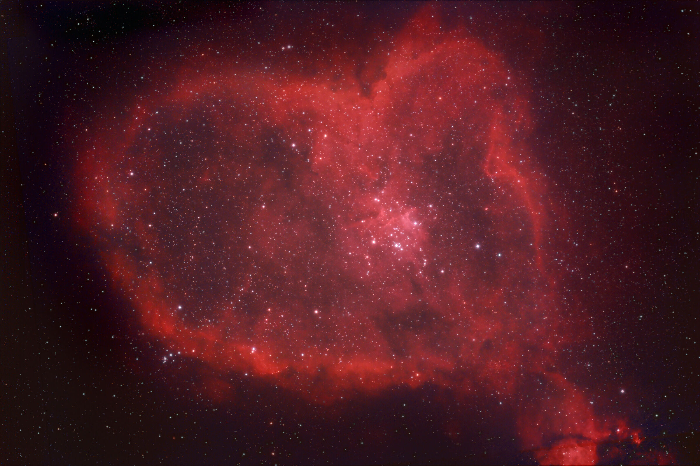 IC1805, the Heart Nebula in Cassiopeia