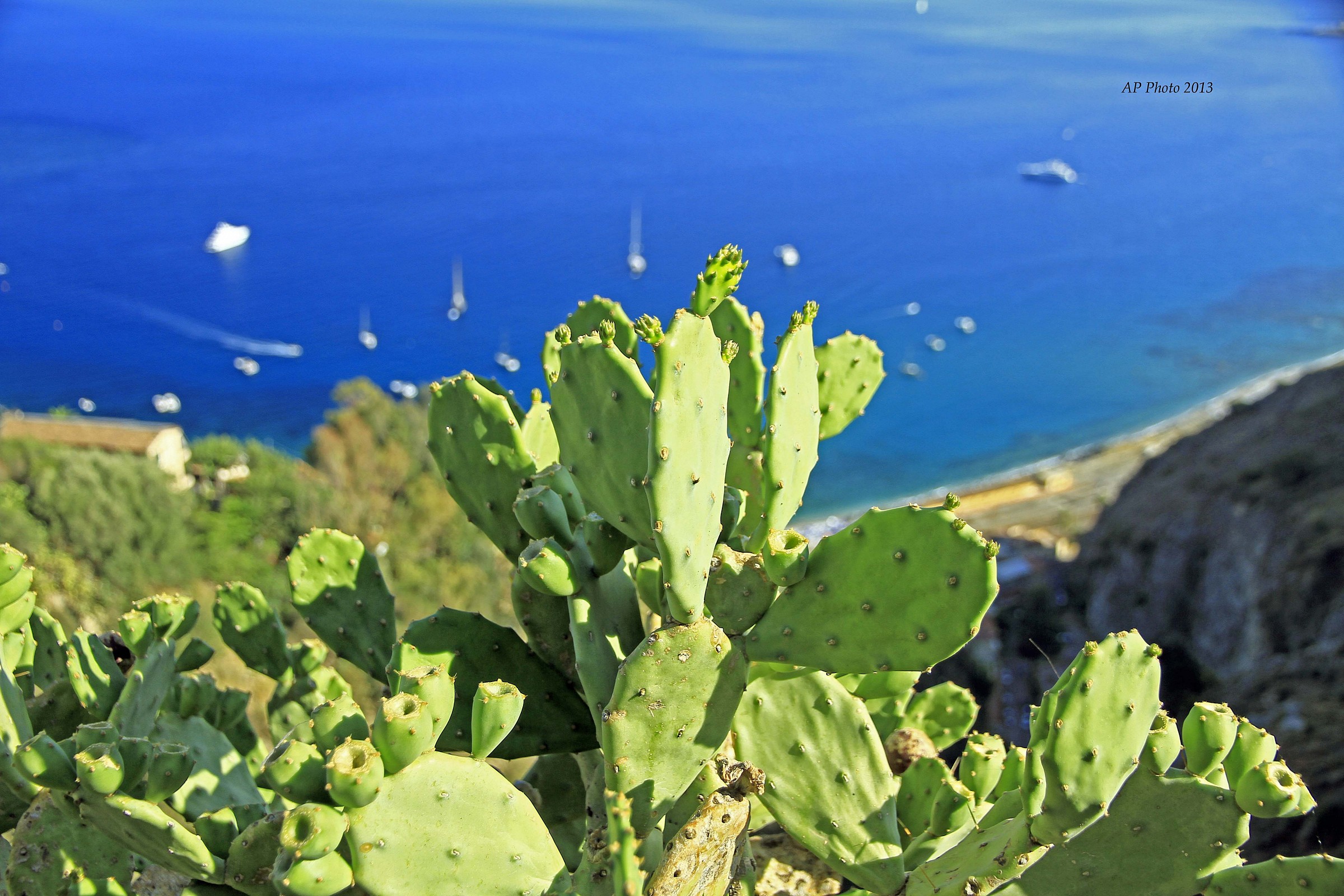 Boats and prickly pears - Taormina (Me)