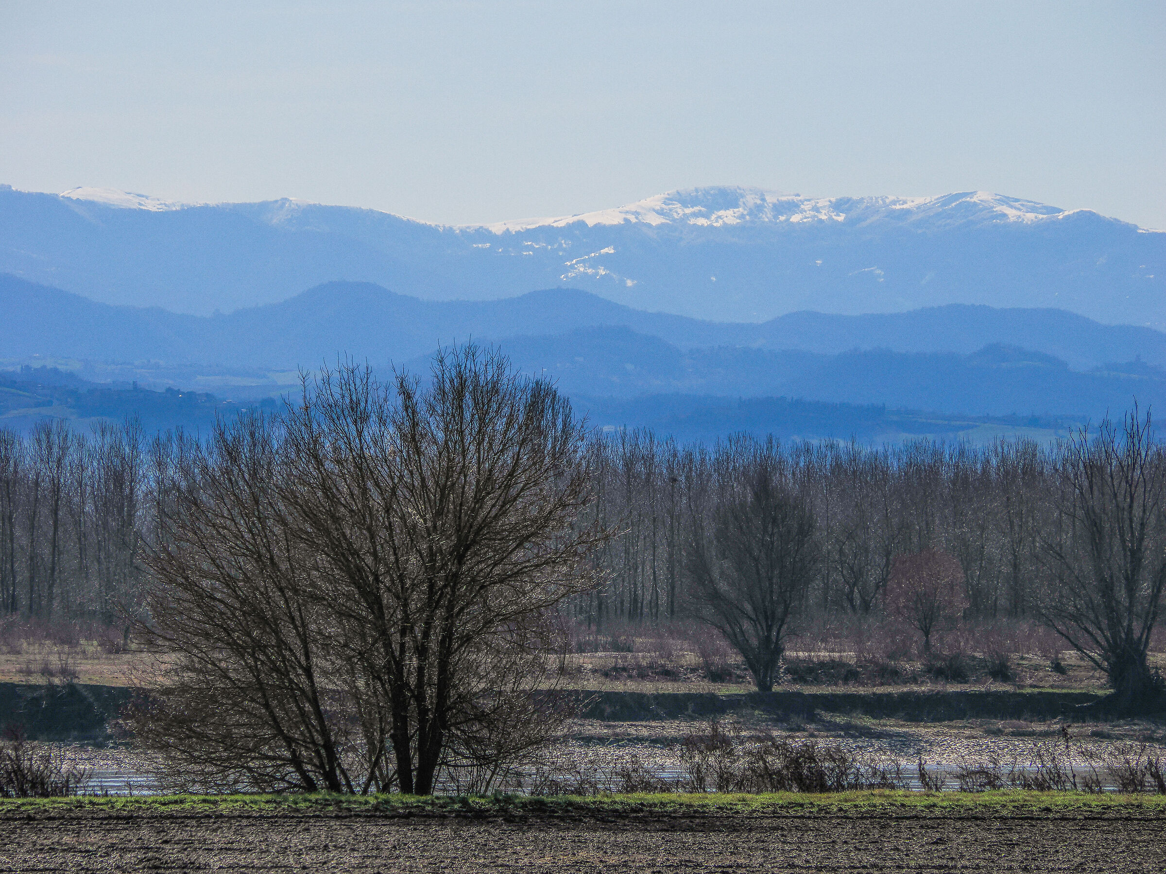 L'ultima neve al di là del Po