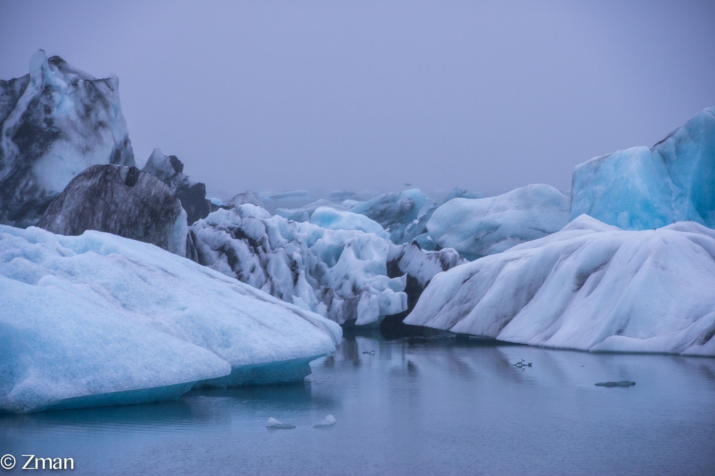 Galleggiante Ghiacciaio Neve