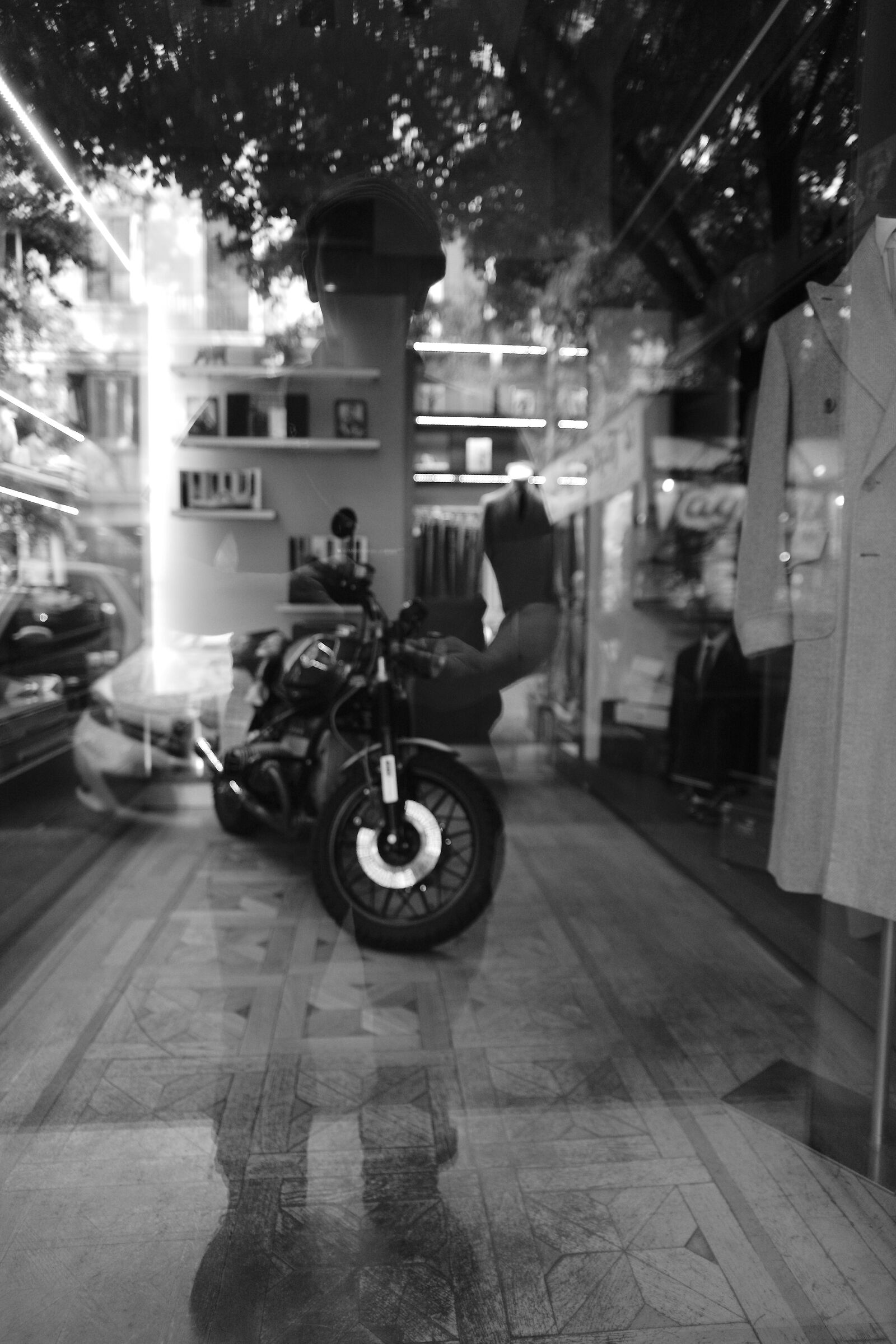 The shop windows