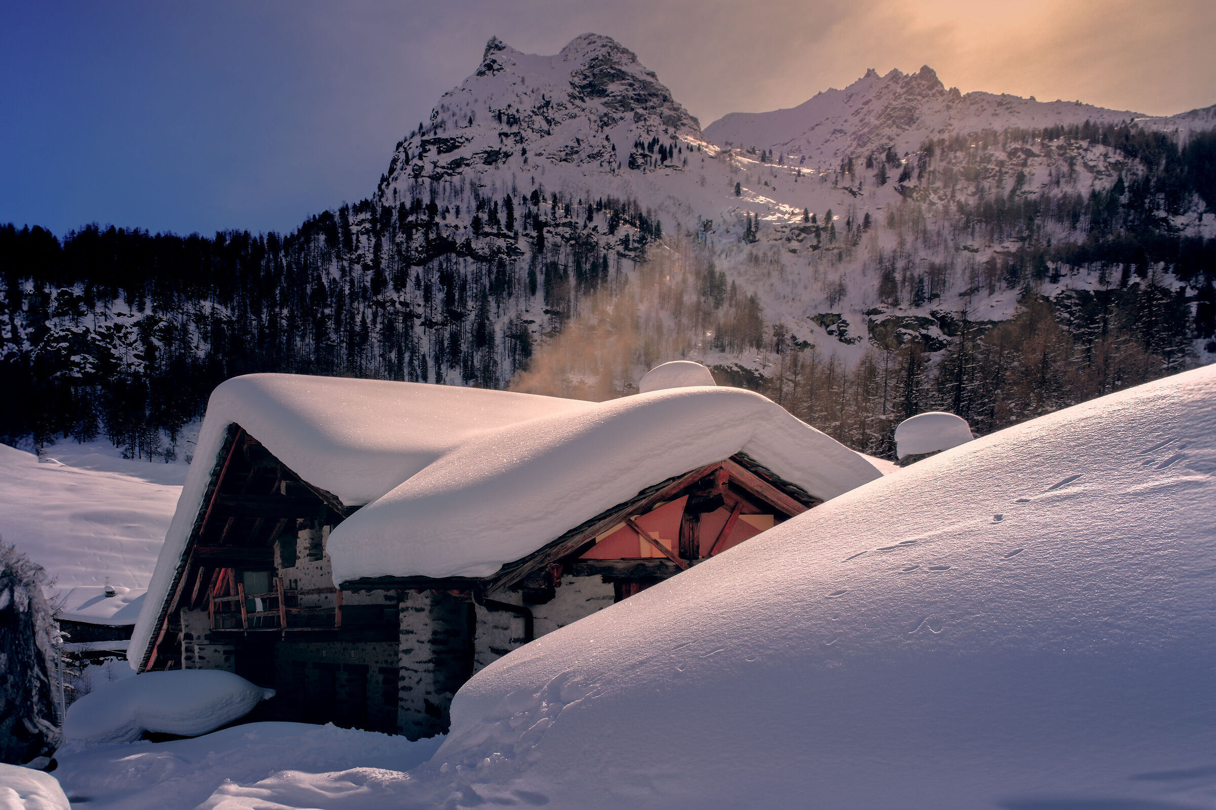 c'è il camin che fuma!