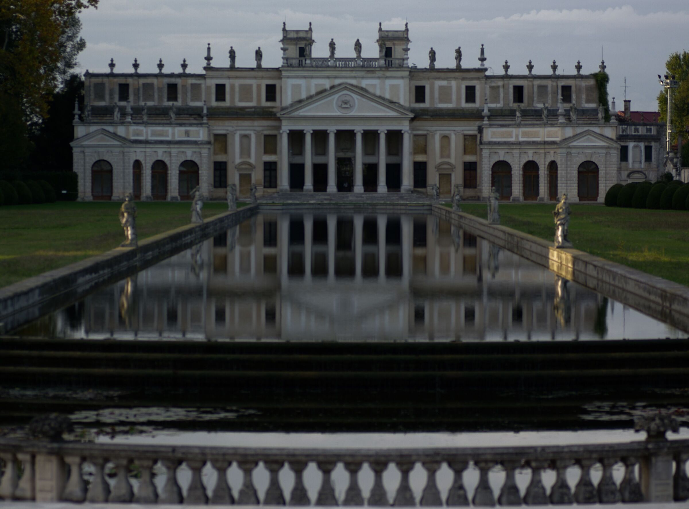 Interiors of the park of Villa Pisani.Sra