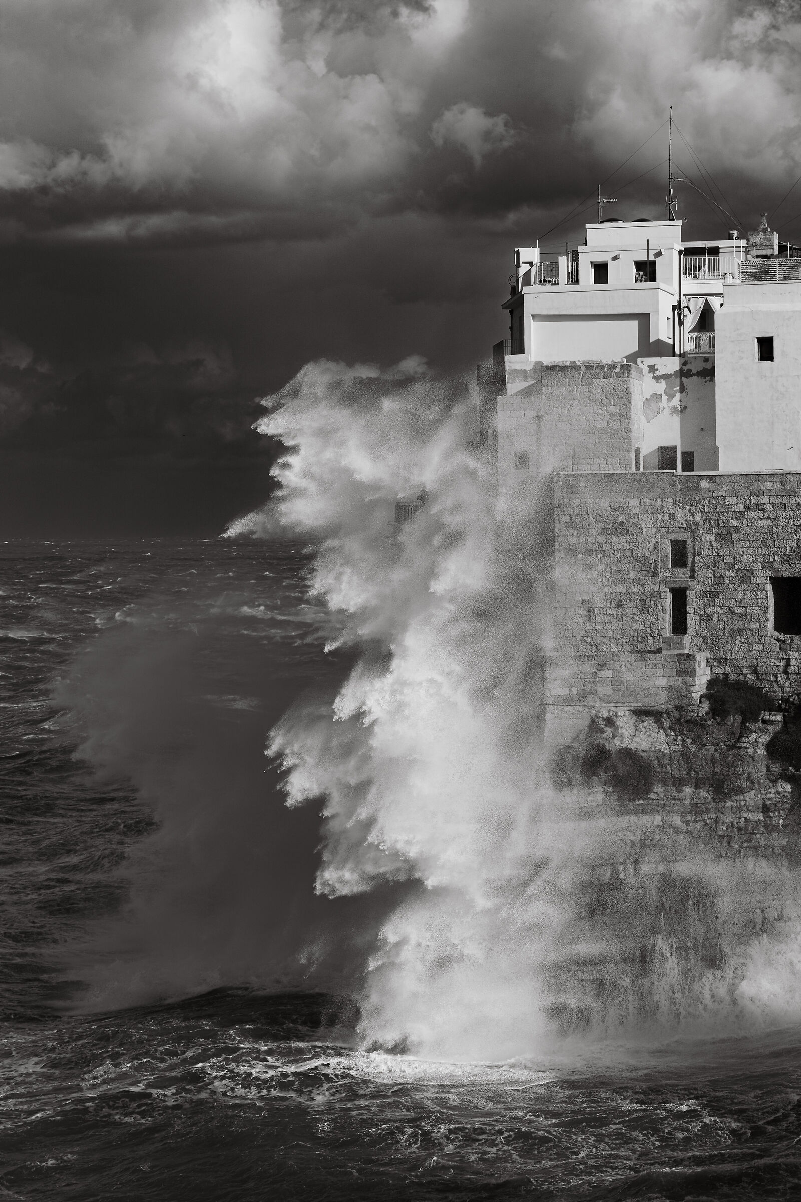 Polignano and the storm