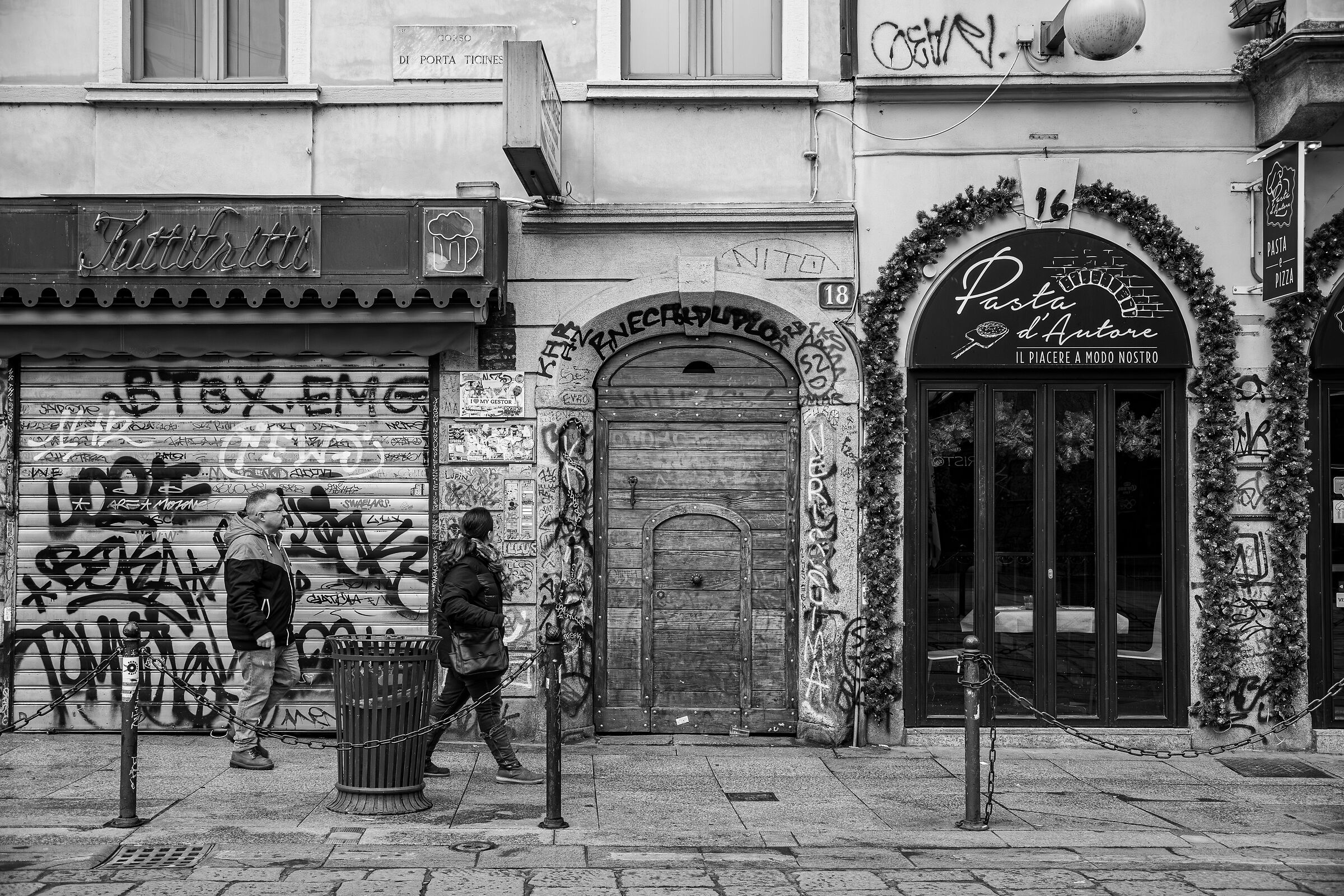 Street Milano, Colonne di San Lorenzo