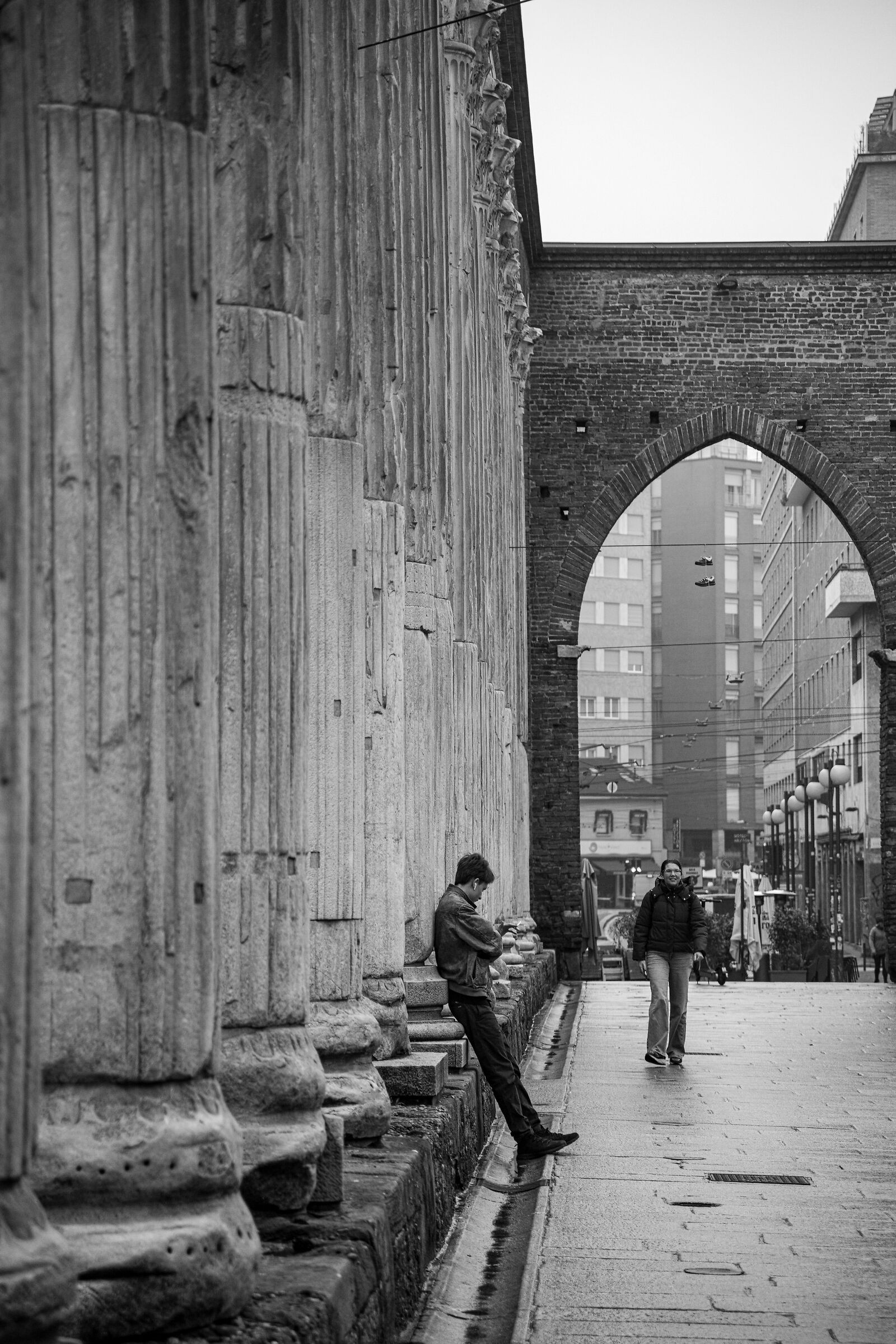 Street Milano, Colonne di San Lorenzo