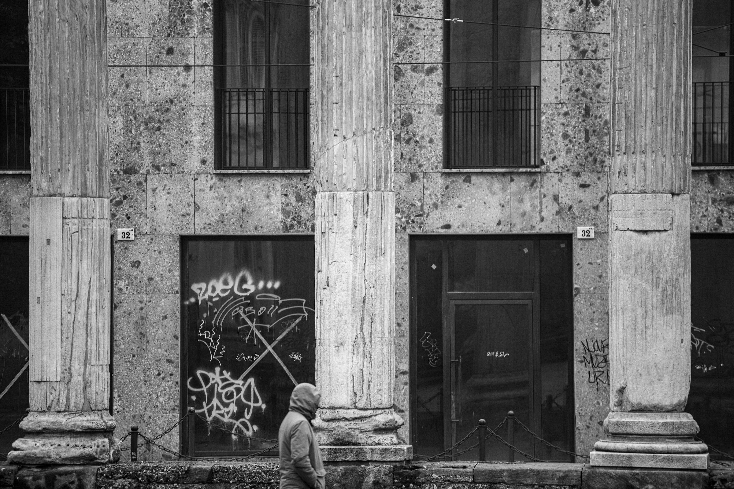 Street Milano, Colonne di San Lorenzo