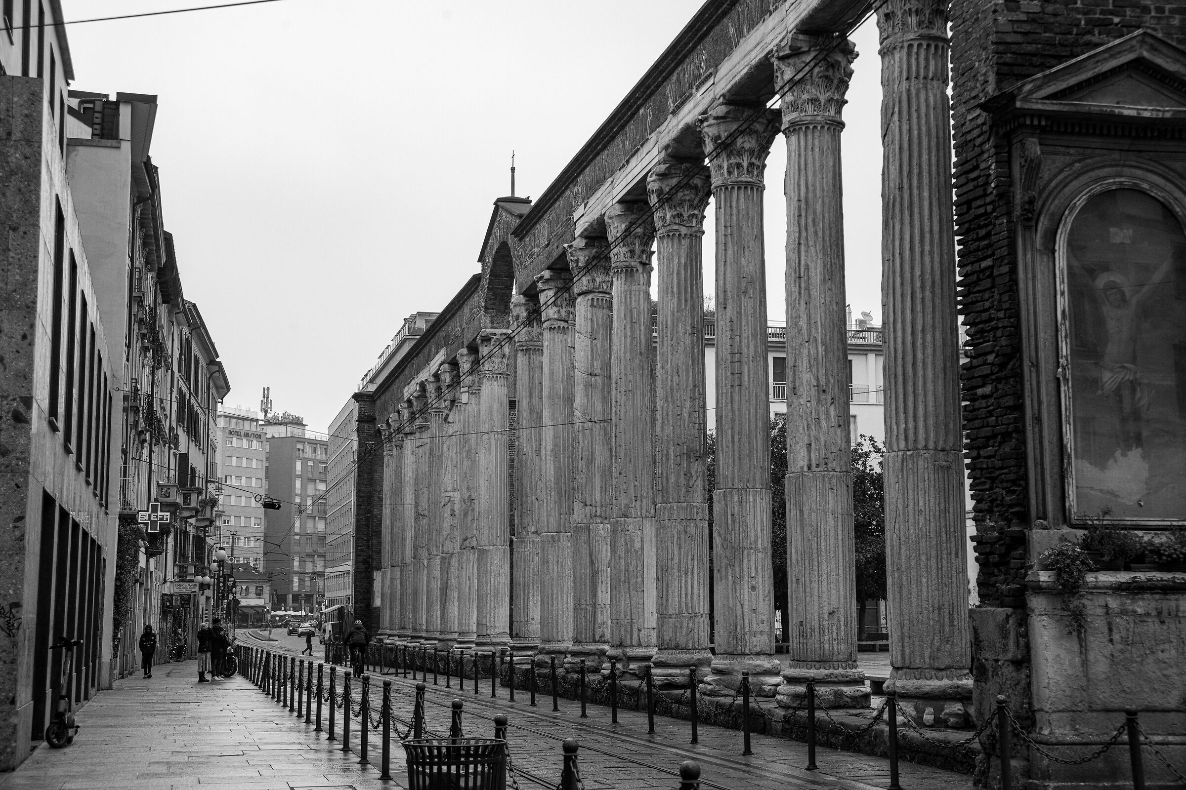 Street Milano, Colonne di San Lorenzo