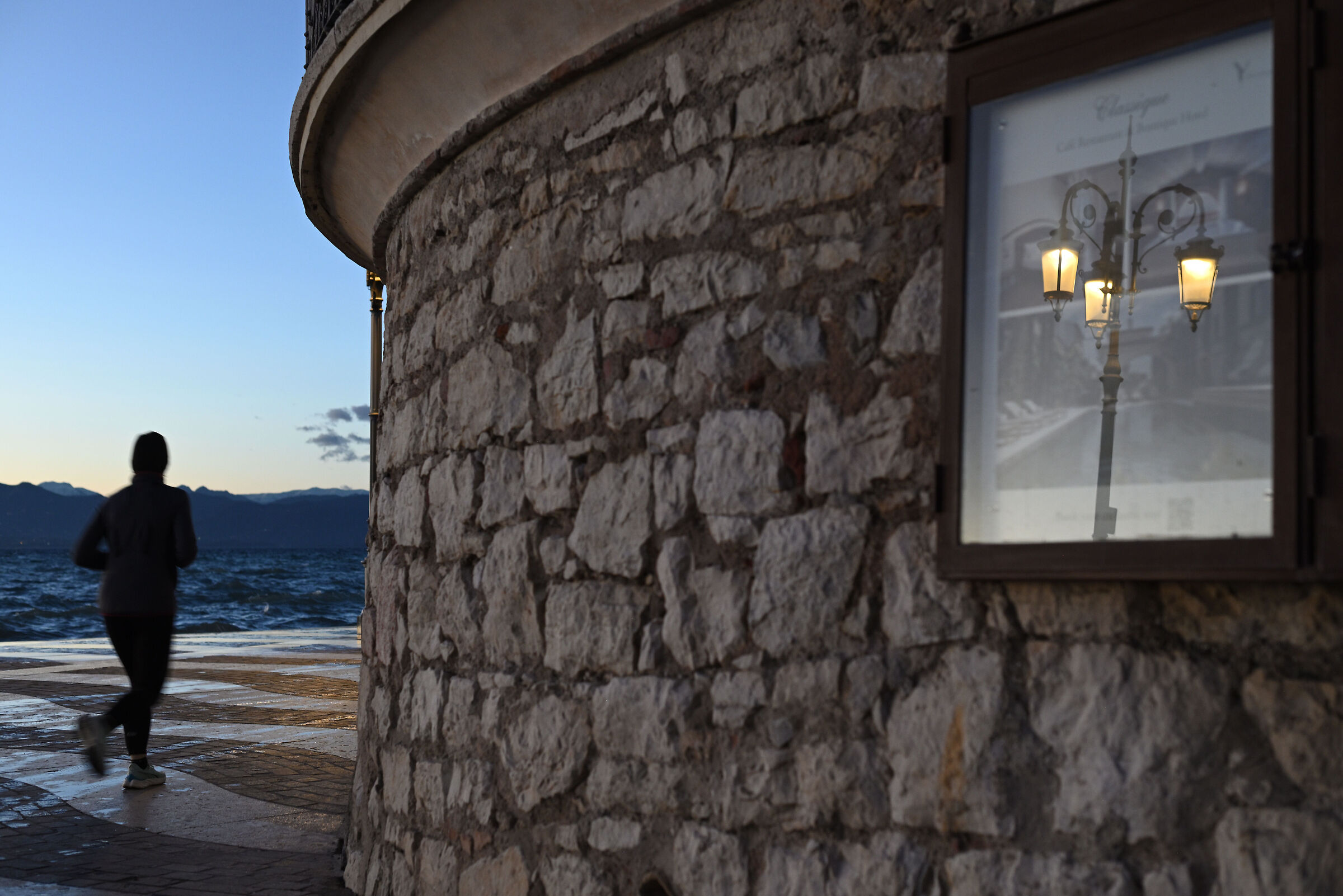 Lazise at sunset