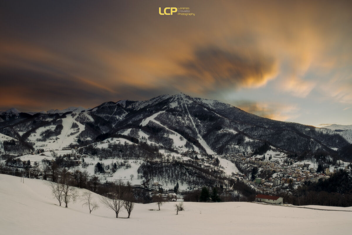 Frabousan Winter Sunset
