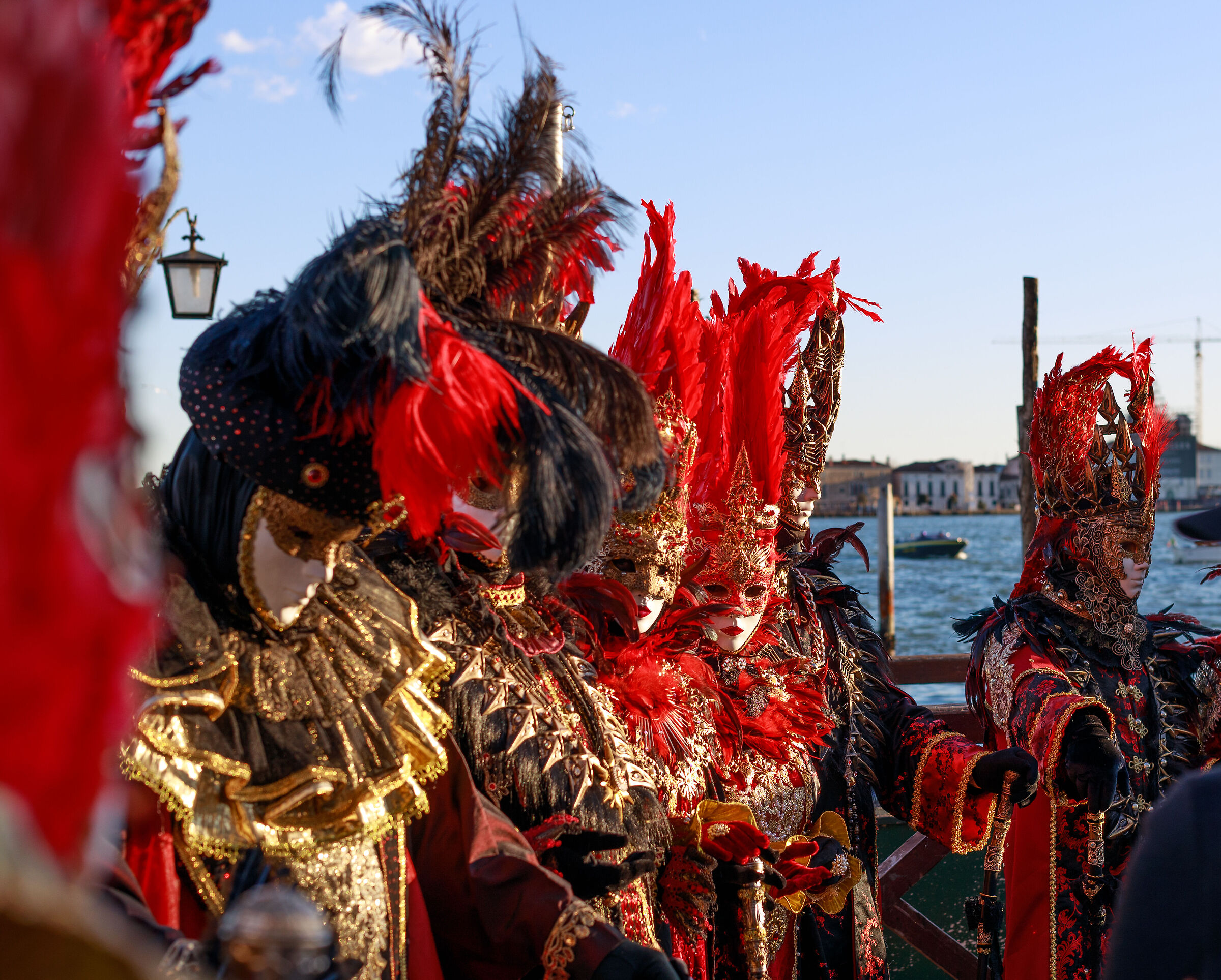 Fire dragons at carnival