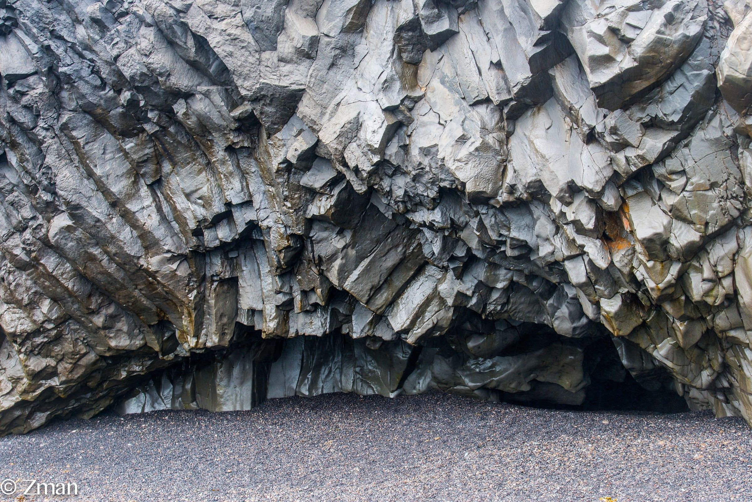 Granite Formations Near Vik