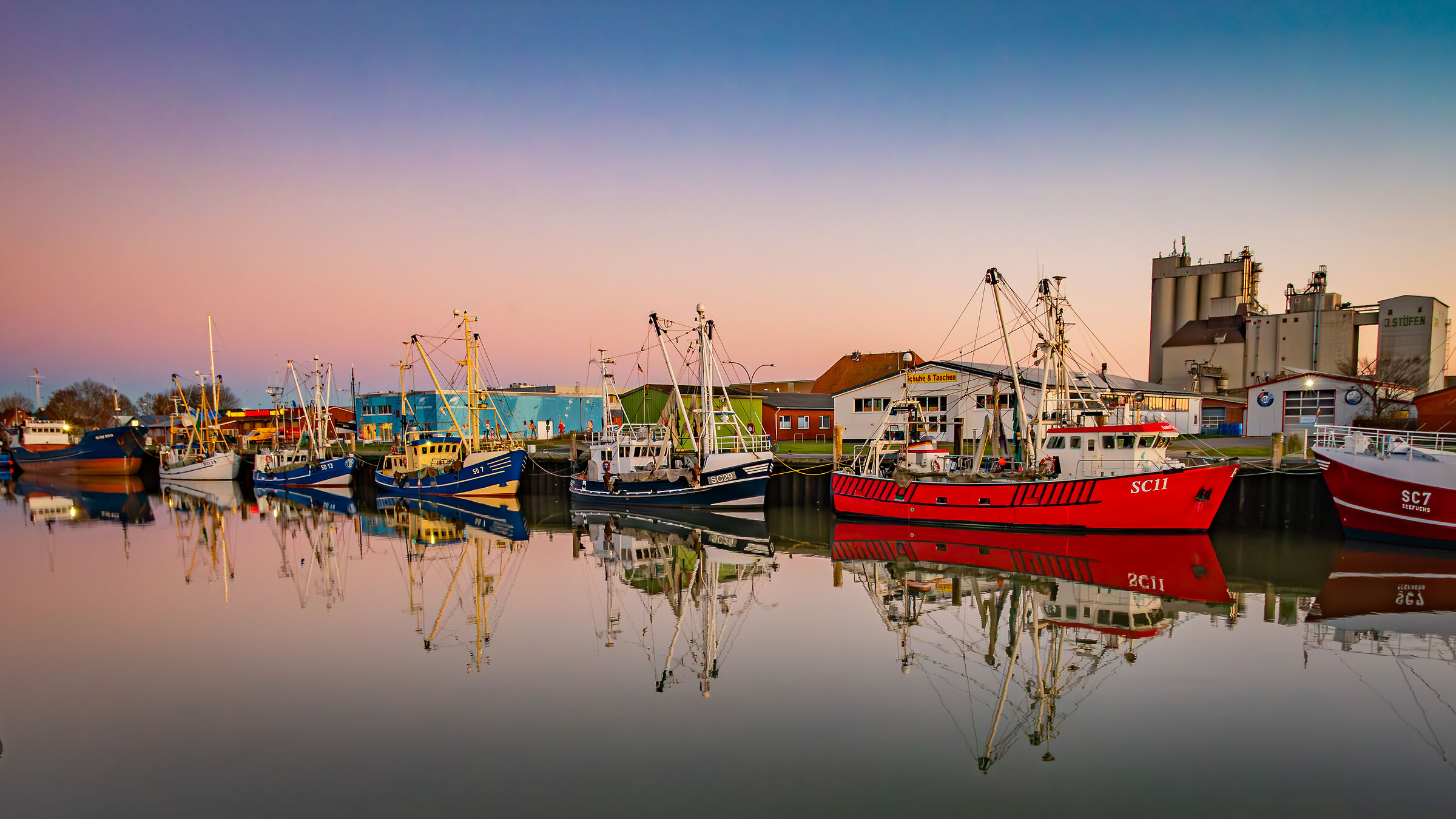 Nel porto sul Mare del Nord
