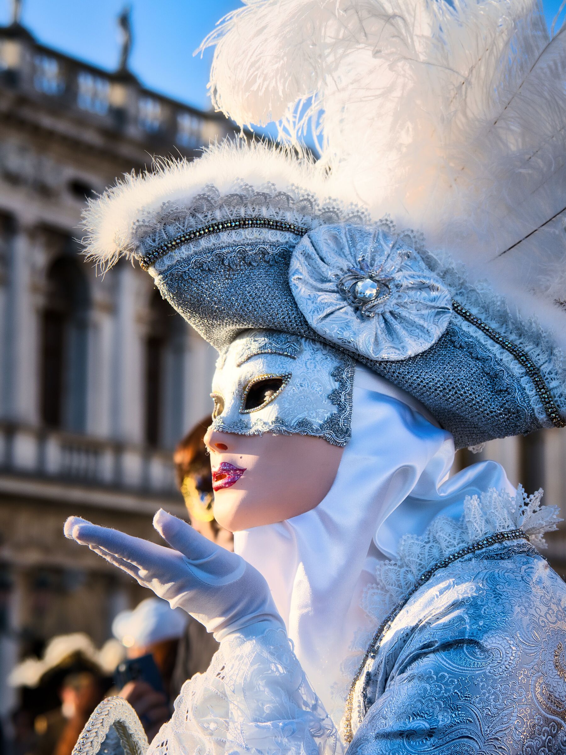 El carnevale a Venessia col bacio