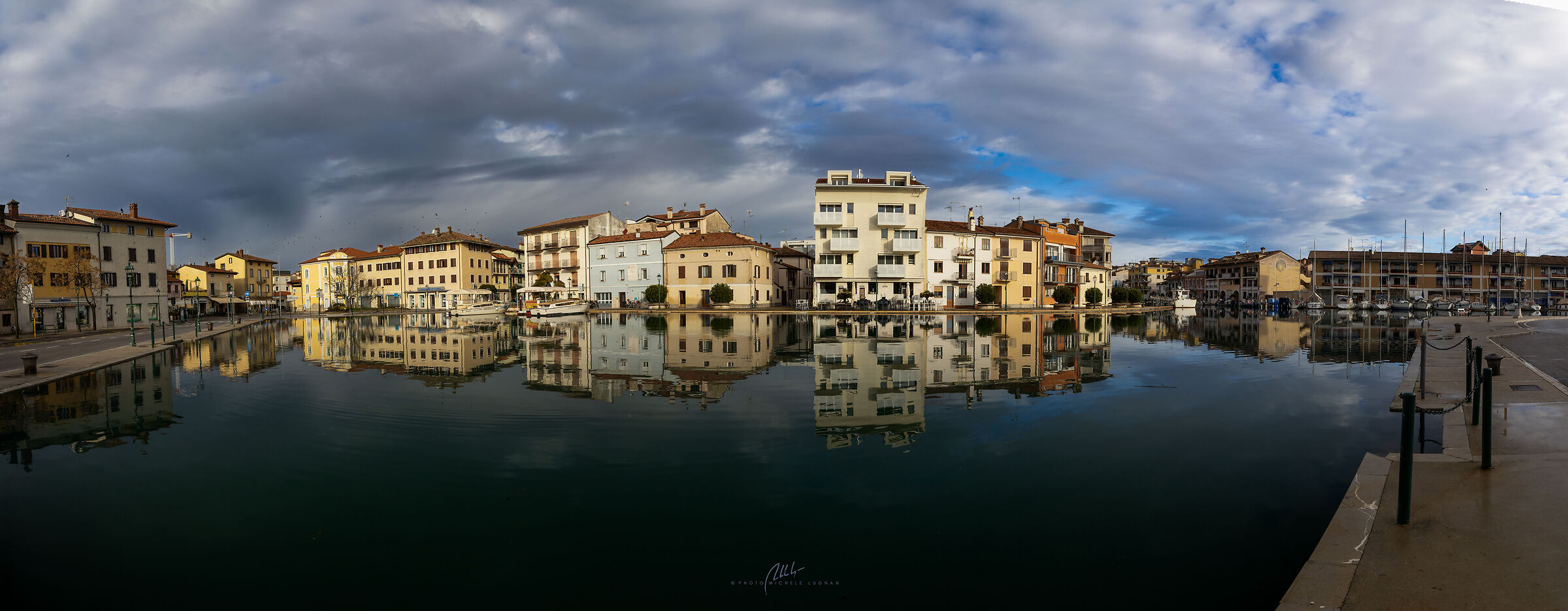 porto di Grado, alta marea