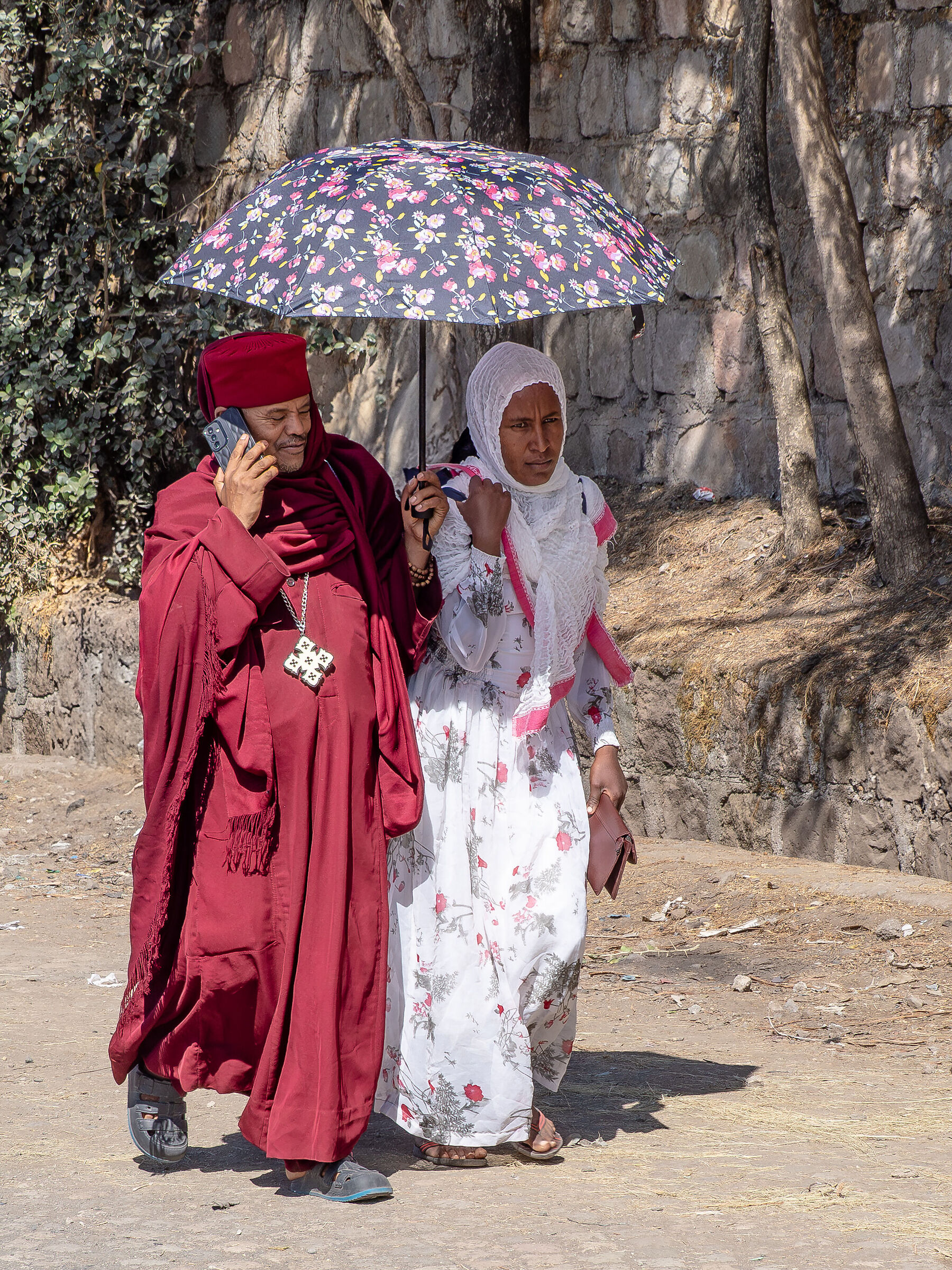 il prete da passeggio!
