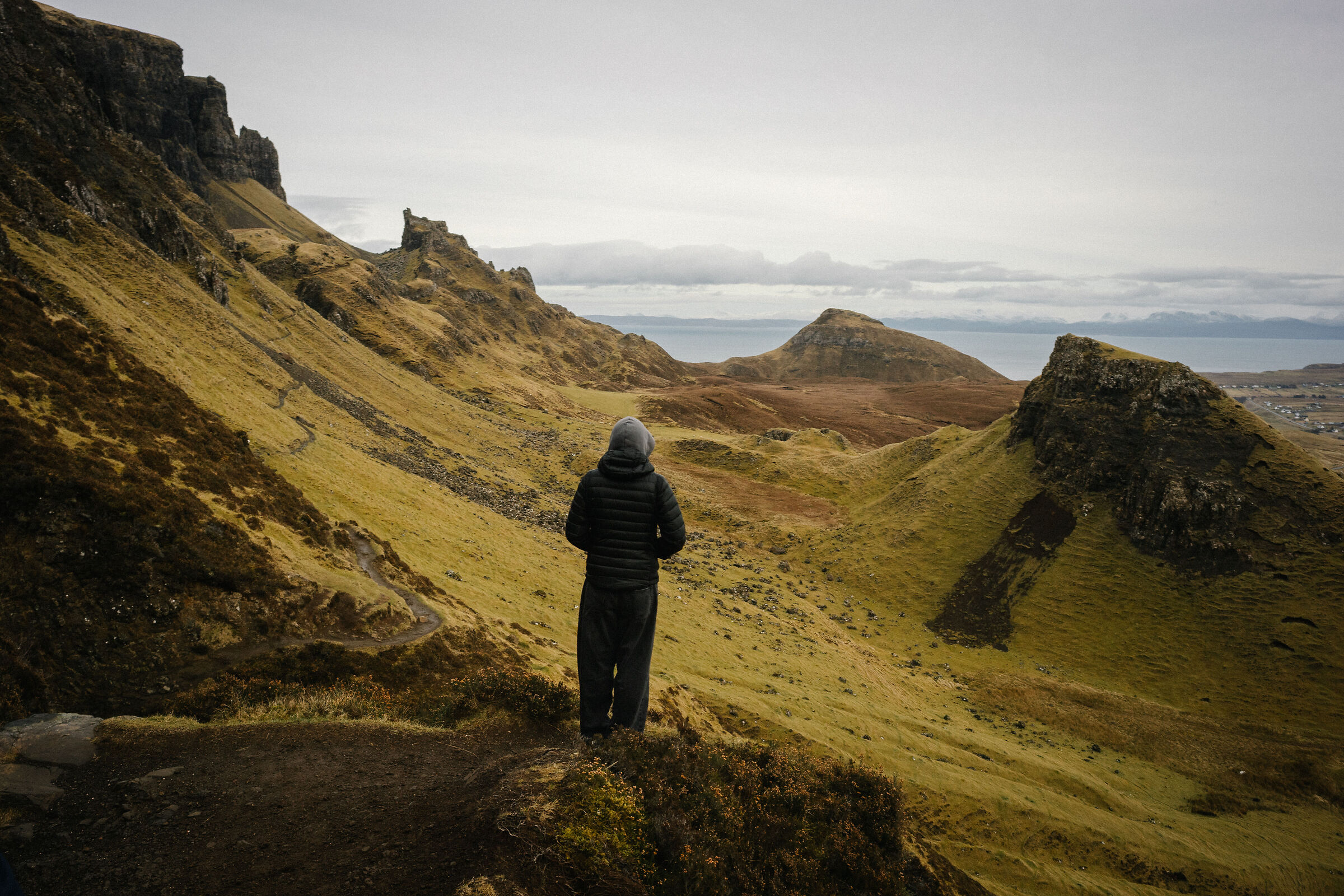 Wanderer on the green sea