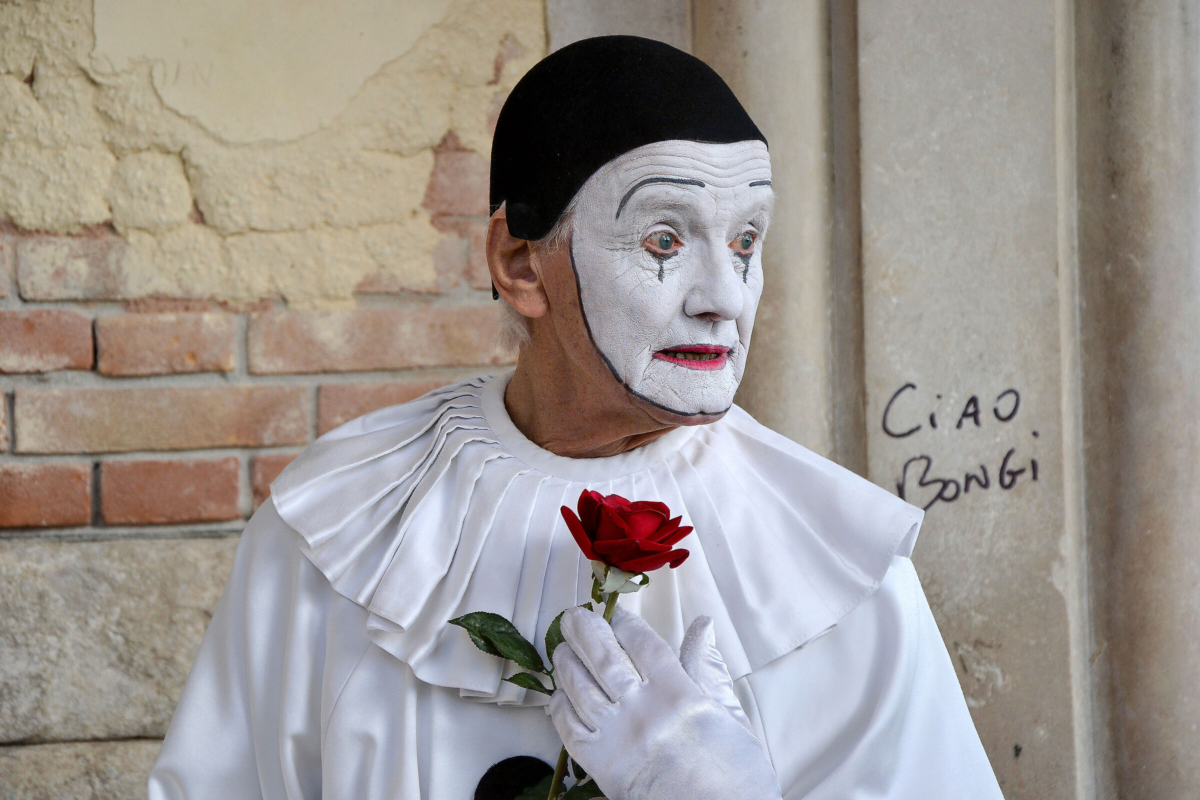 Pierrot at the Venice Carnival