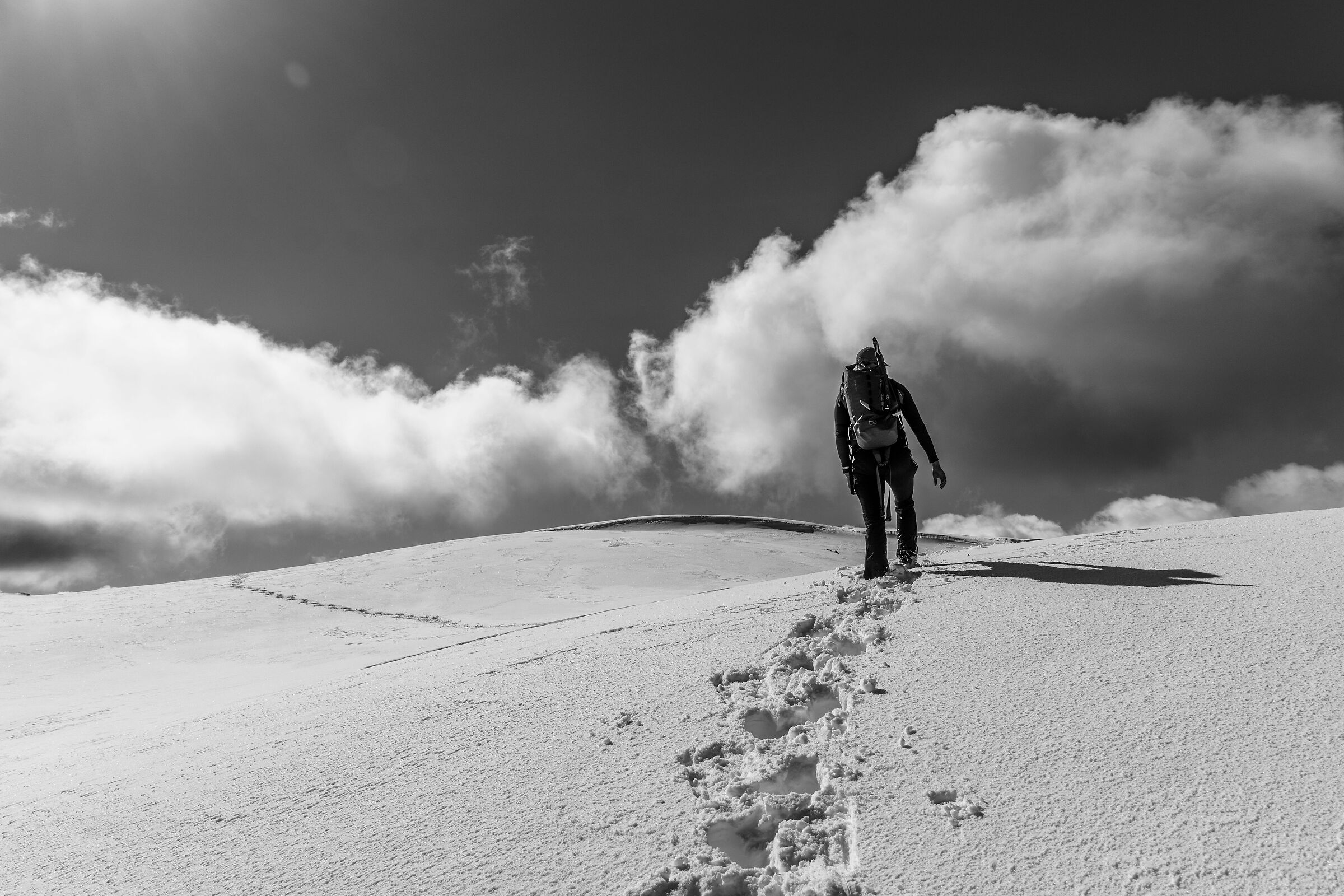 Arrancando nella neve