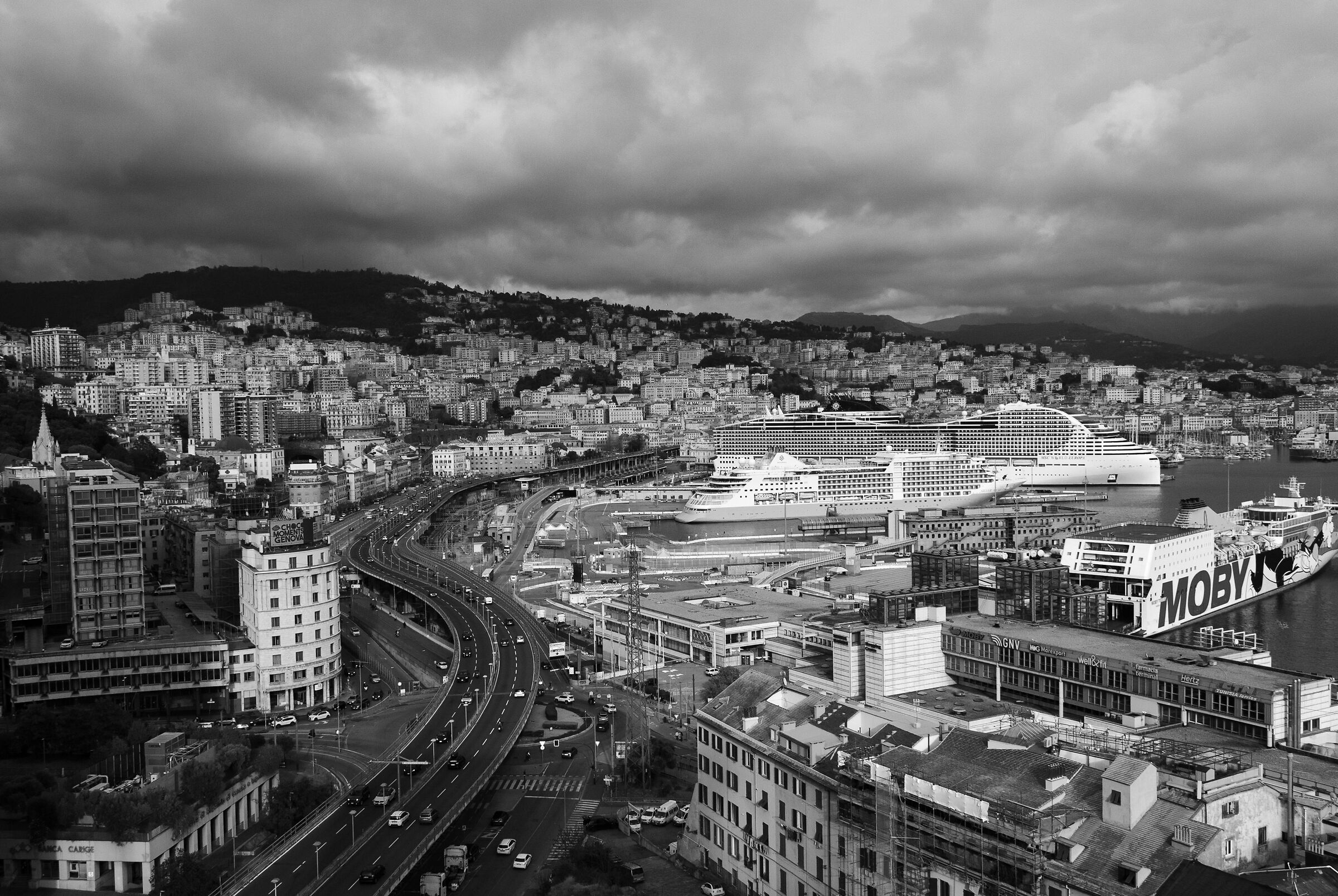 Genoa looks towards the "City Center"
