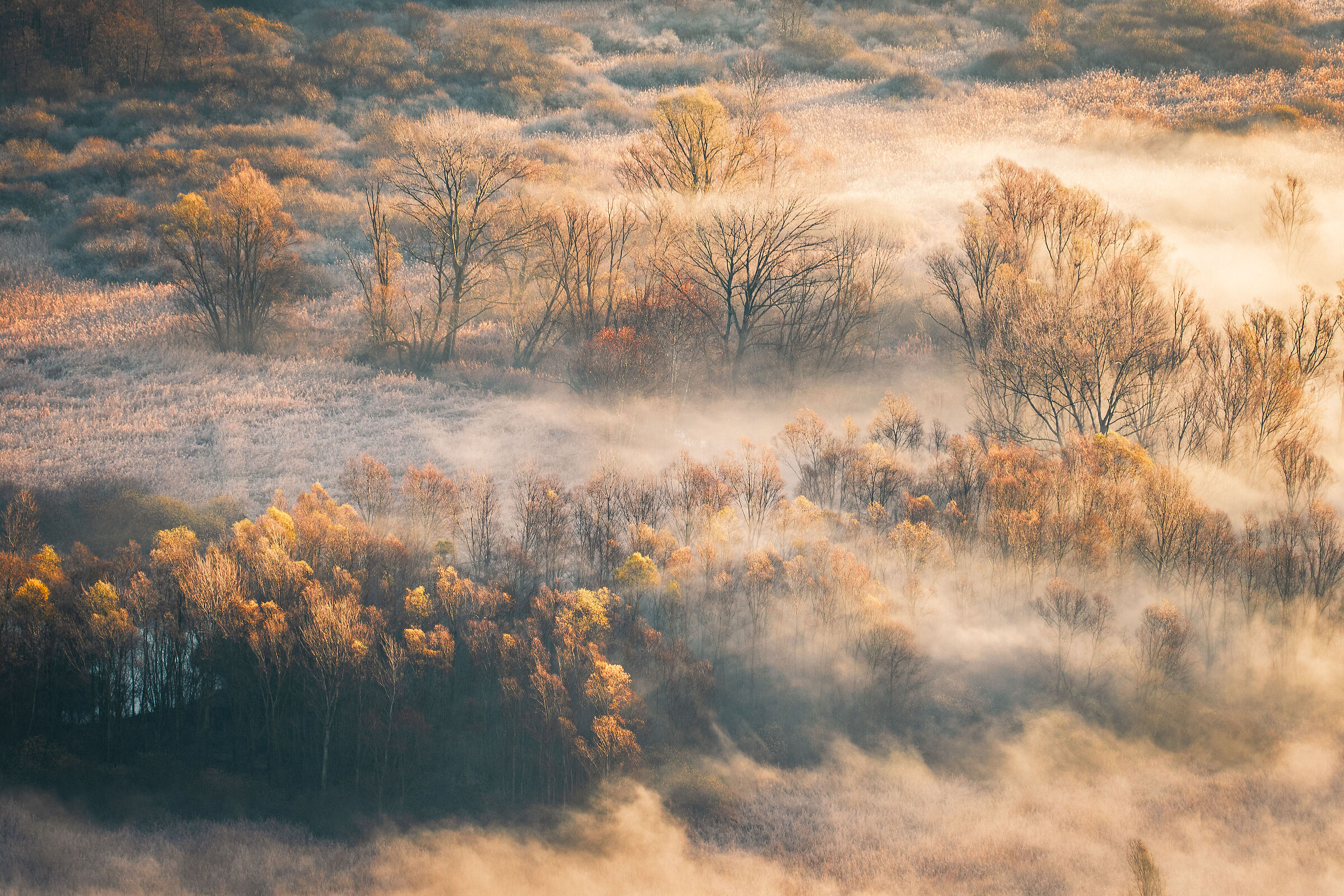 Sunrise at the sanctuary of the Rocchetta di Airuno