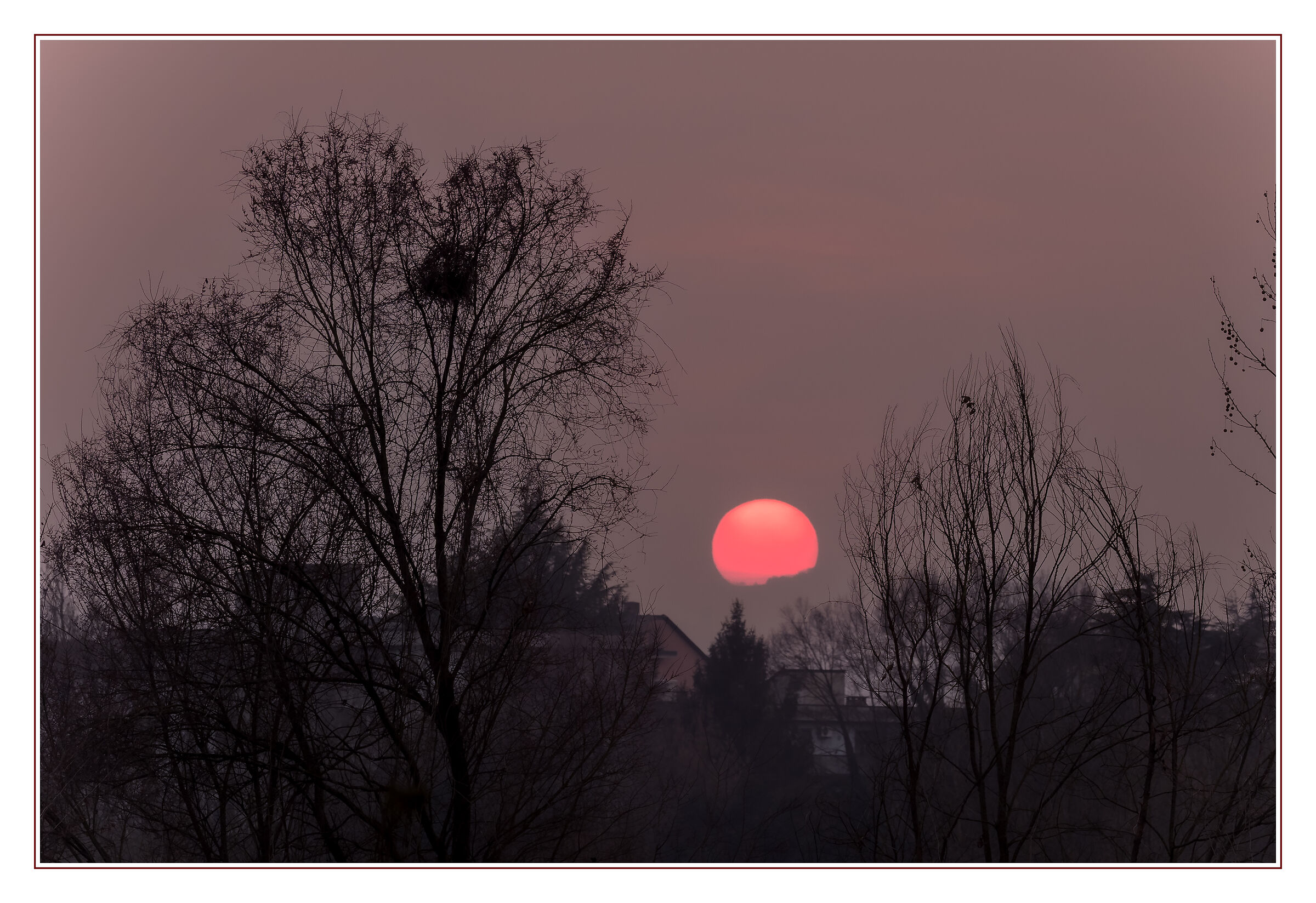 City sunset
