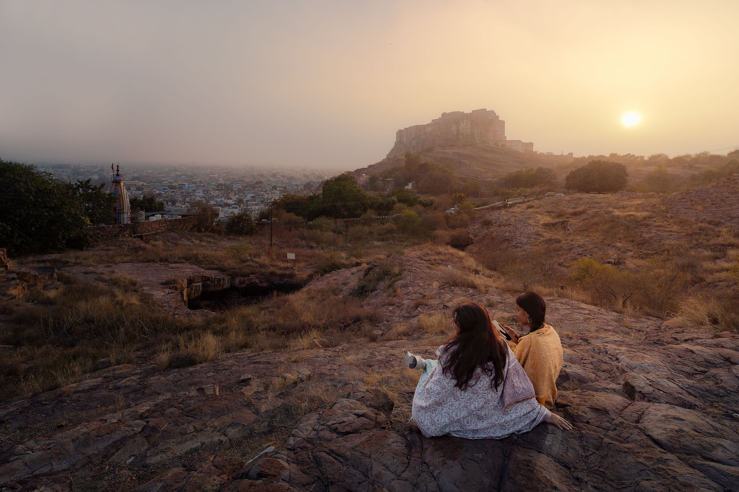 Sunset on Jodhpur