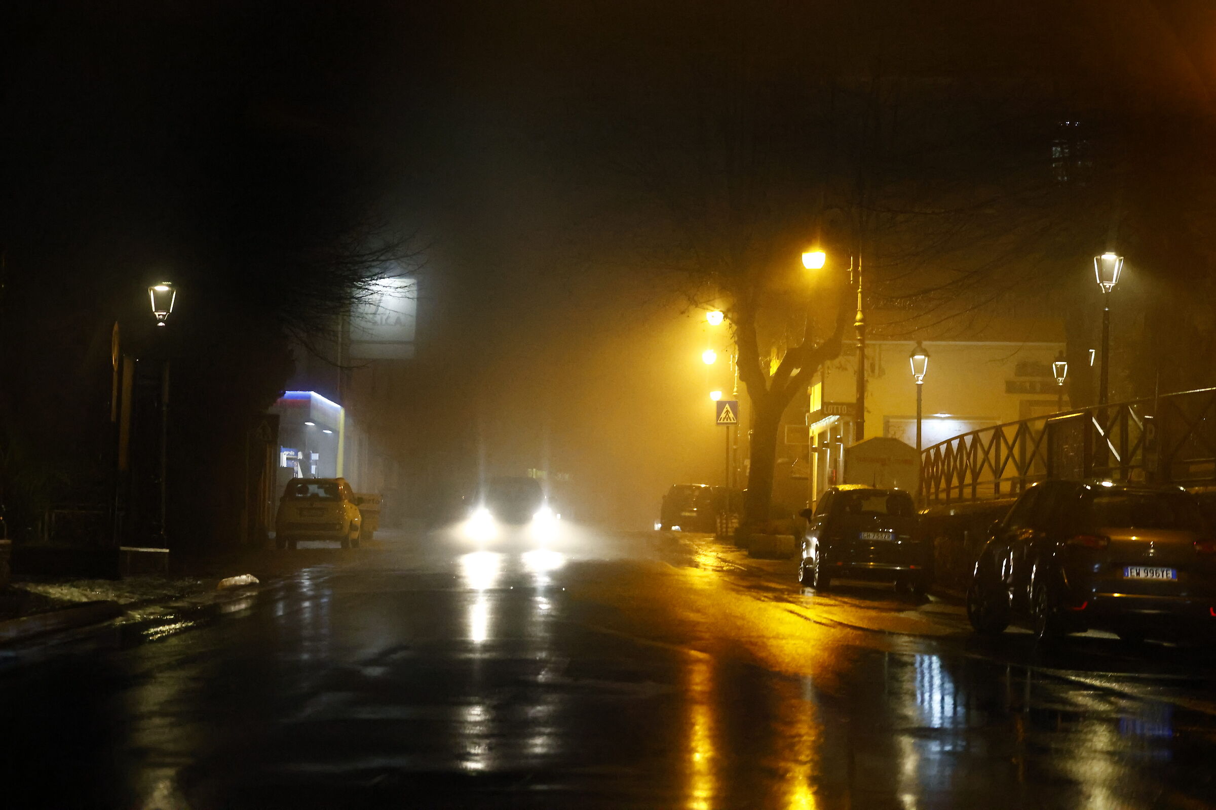 Mist in the village