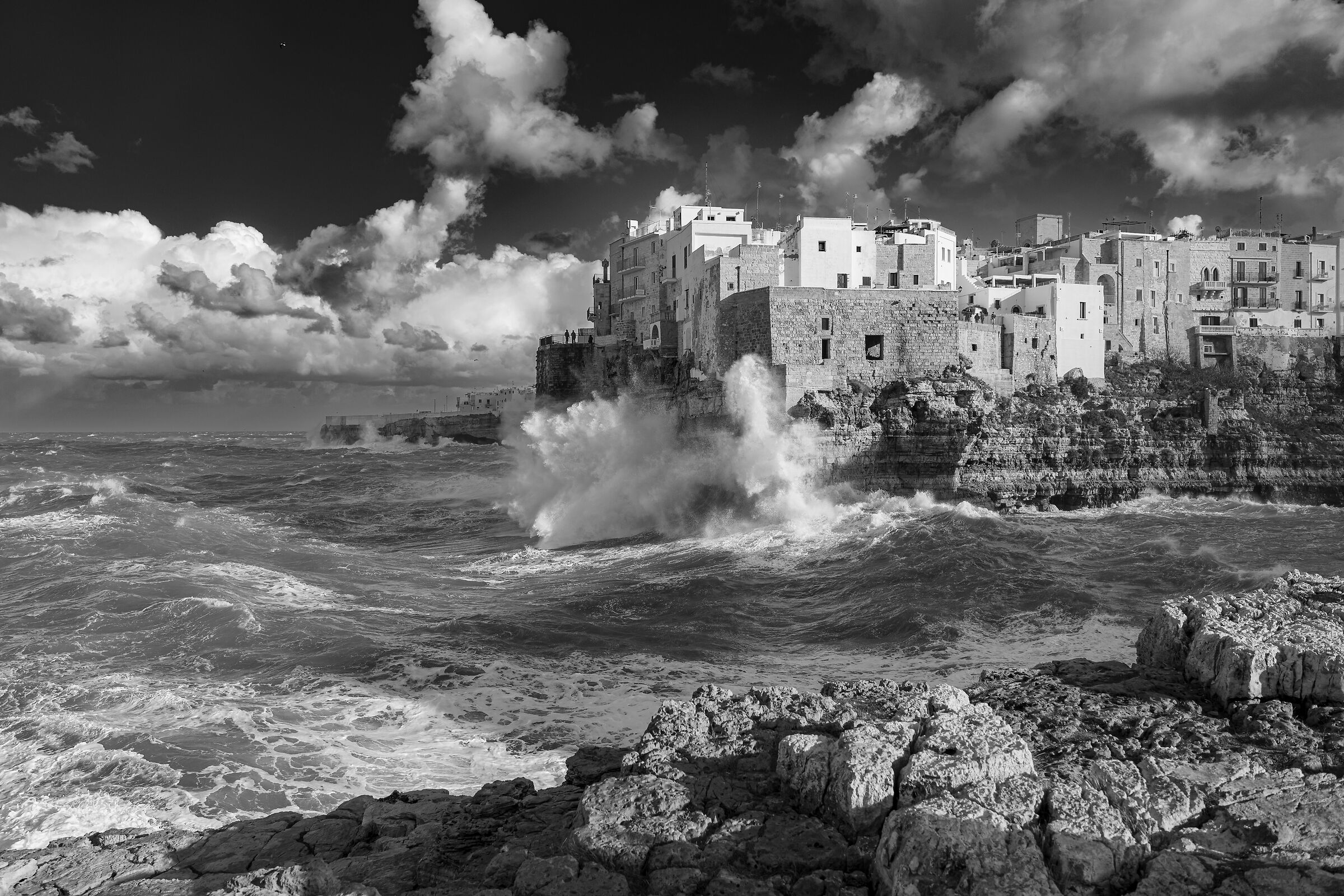 Polignano and the storm