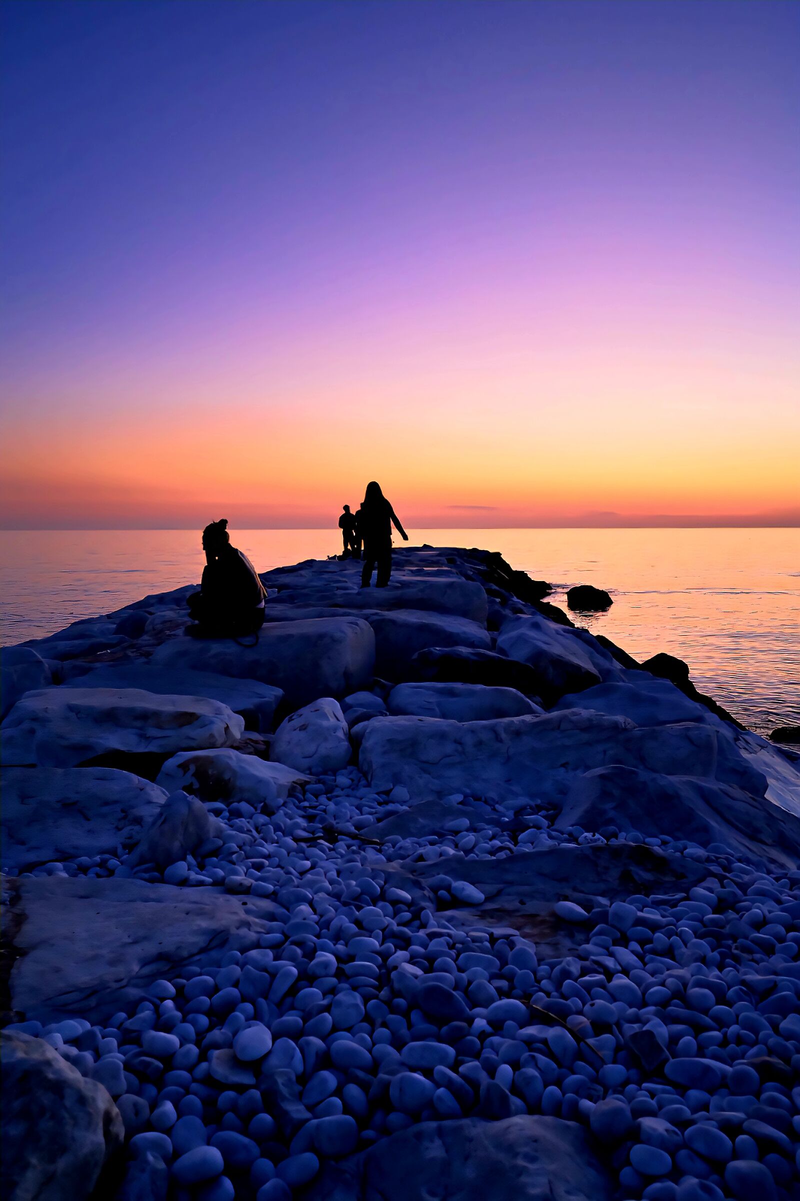 Sunset in Marina di Pisa