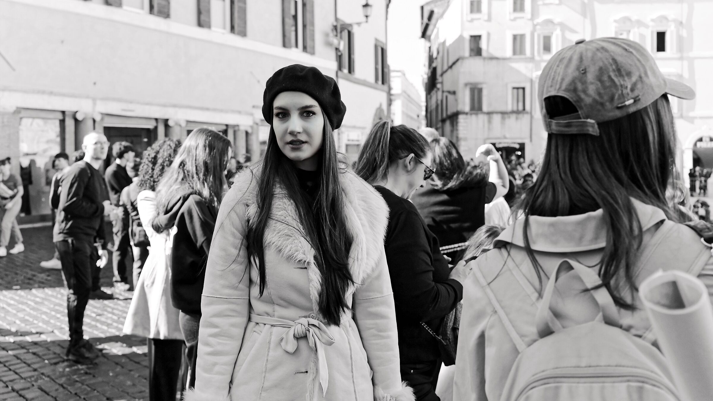 In the shade in February