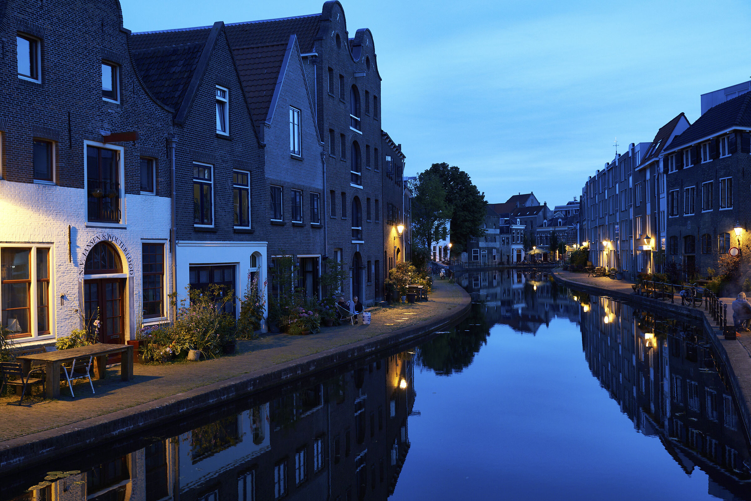 Magico crepuscolo a Schiedam