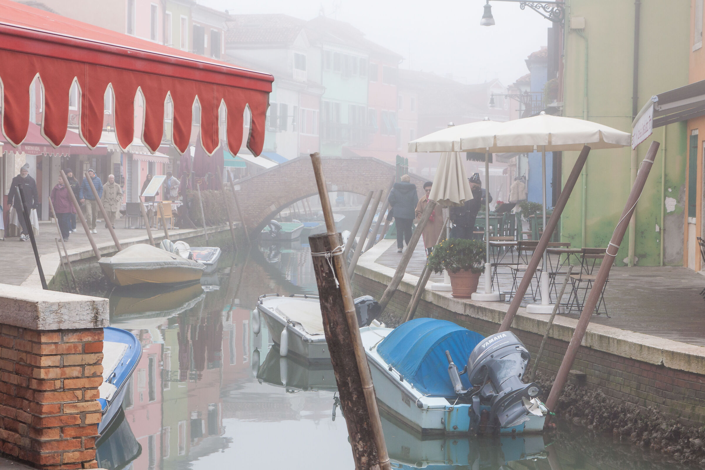 Burano 27/02/2026, con nebbia.